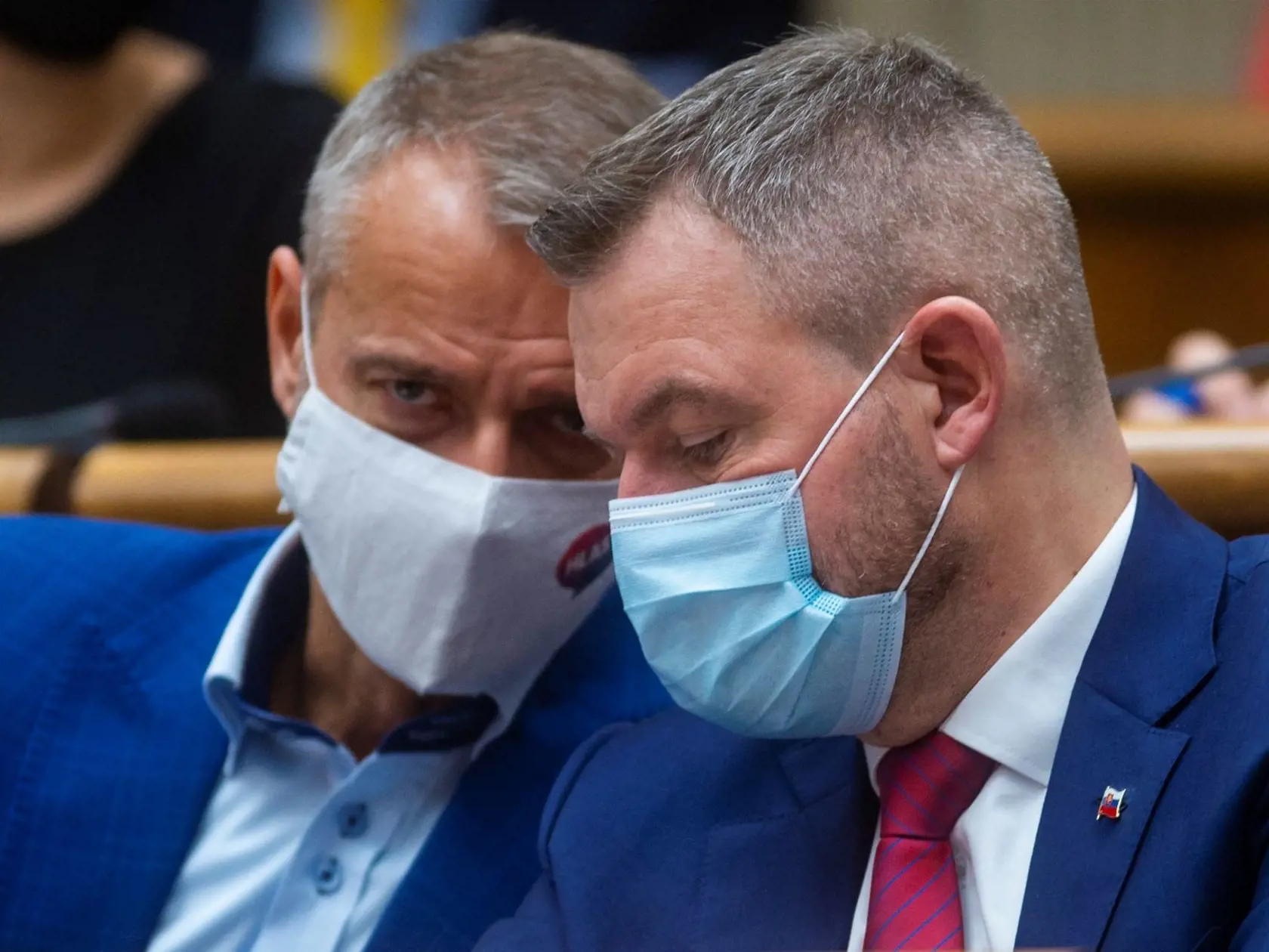 Peter Pellegrini a Richard Raši