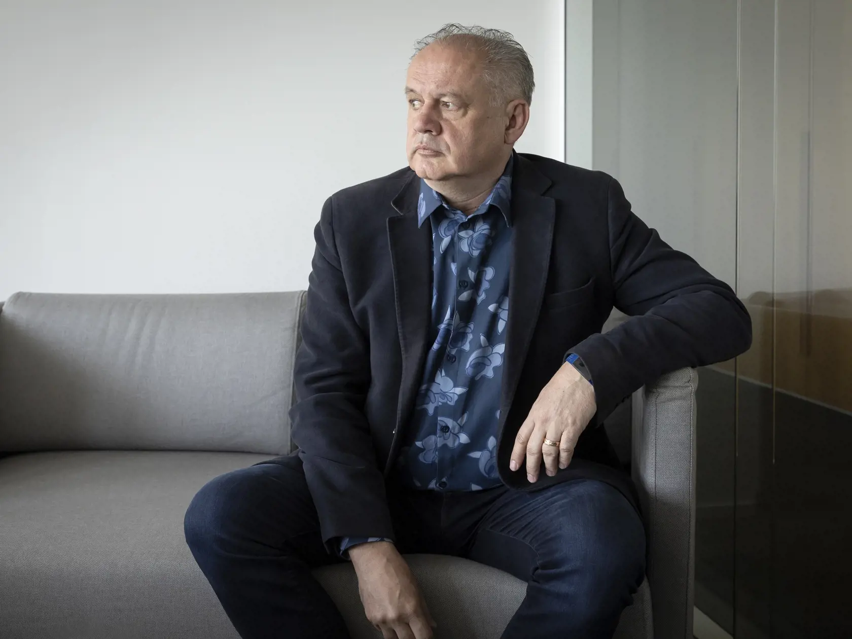 Andrej Kiska - bývalý prezident Slovenskej republiky počas rozhovoru pre denník Plus JEDEN DEŇ.