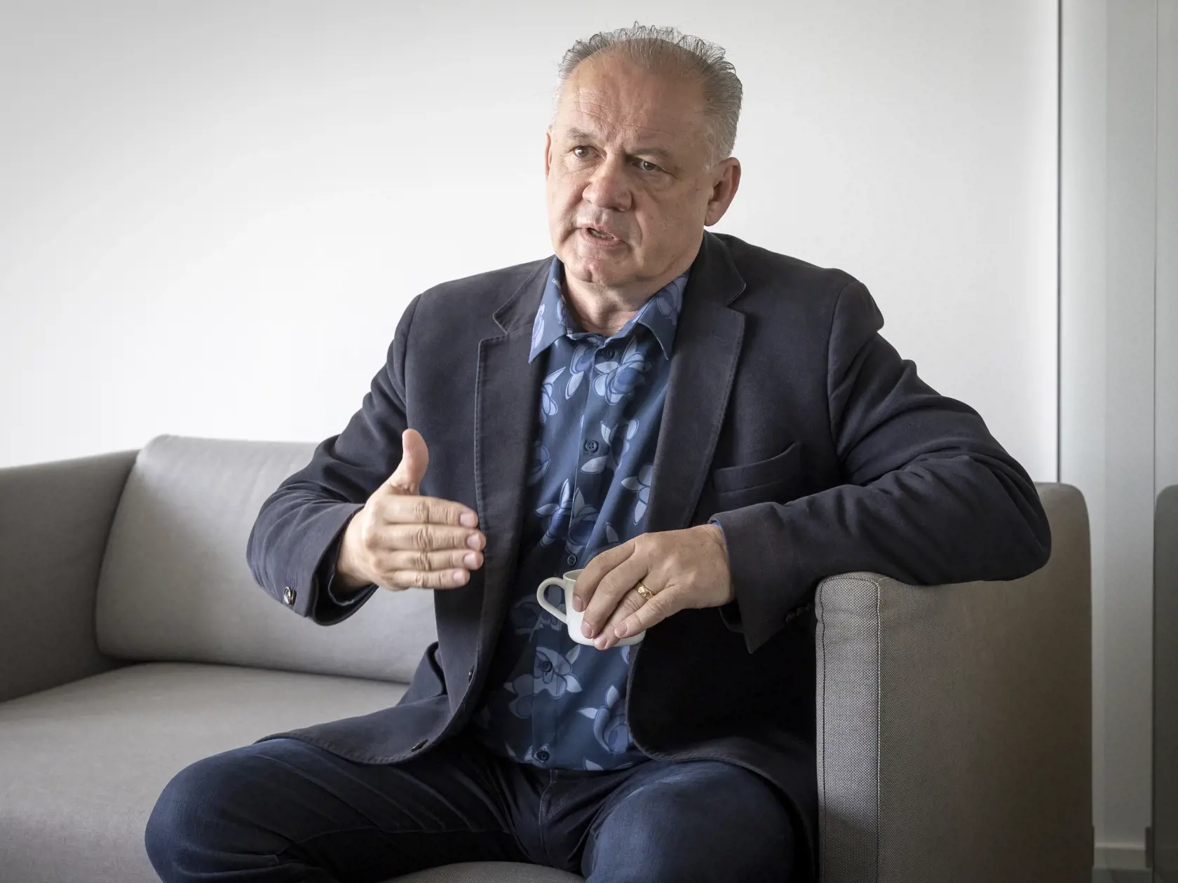 Andrej Kiska - bývalý prezident Slovenskej republiky počas rozhovoru pre denník Plus JEDEN DEŇ.
