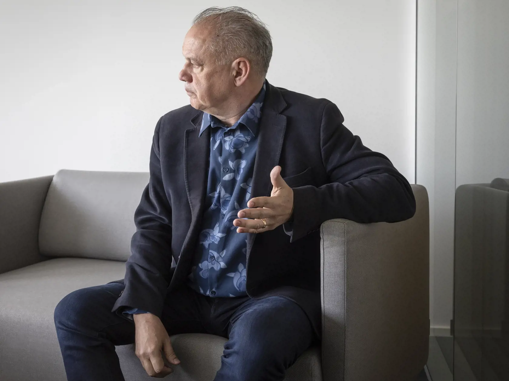 Andrej Kiska - bývalý prezident Slovenskej republiky počas rozhovoru pre denník Plus JEDEN DEŇ.