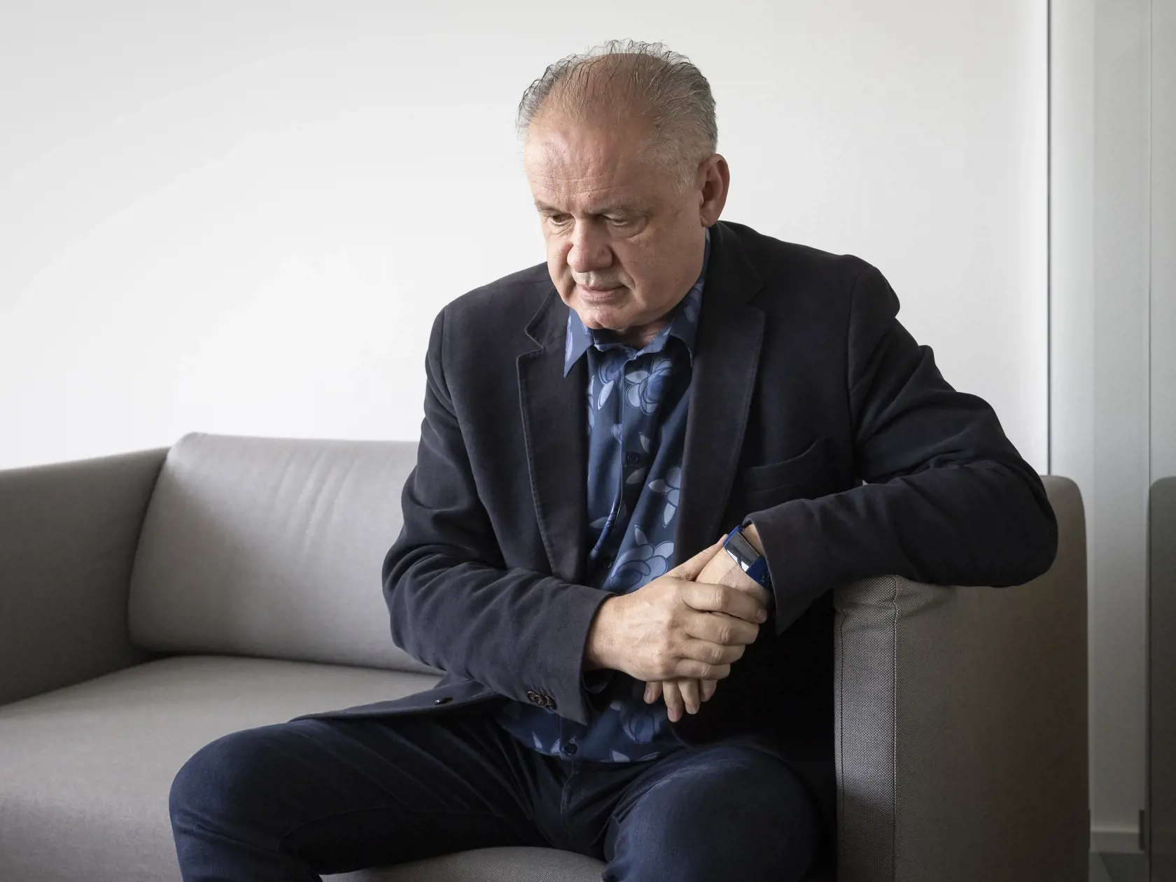 Andrej Kiska - bývalý prezident Slovenskej republiky počas rozhovoru pre denník Plus JEDEN DEŇ.