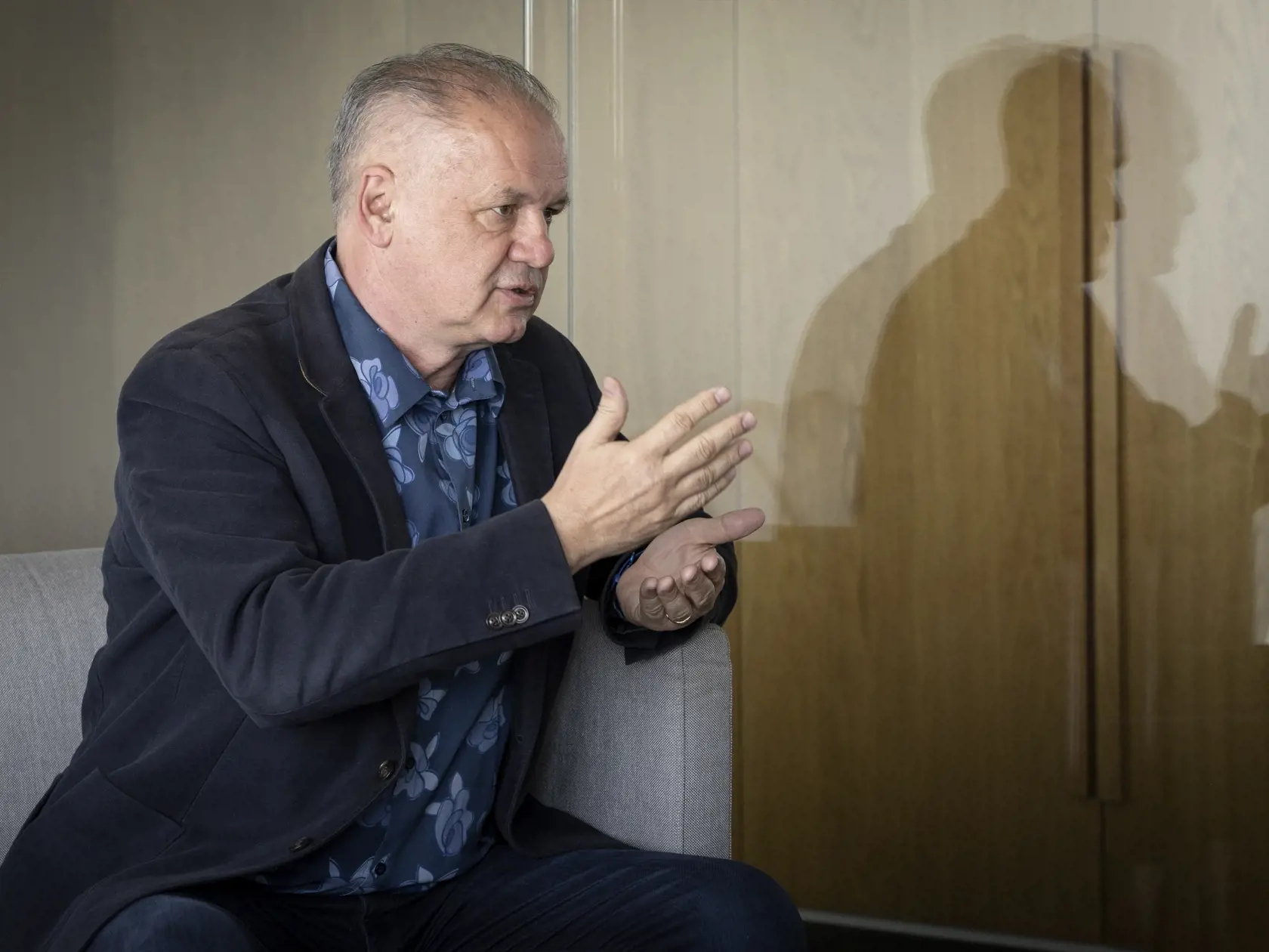 Andrej Kiska - bývalý prezident Slovenskej republiky počas rozhovoru pre denník Plus JEDEN DEŇ.