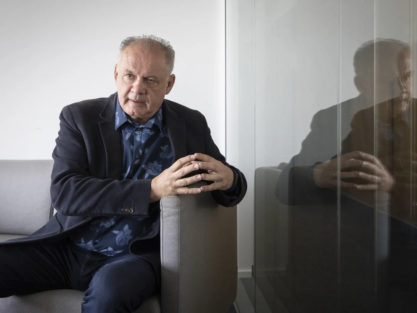 Andrej Kiska - bývalý prezident Slovenskej republiky počas rozhovoru pre denník Plus JEDEN DEŇ.