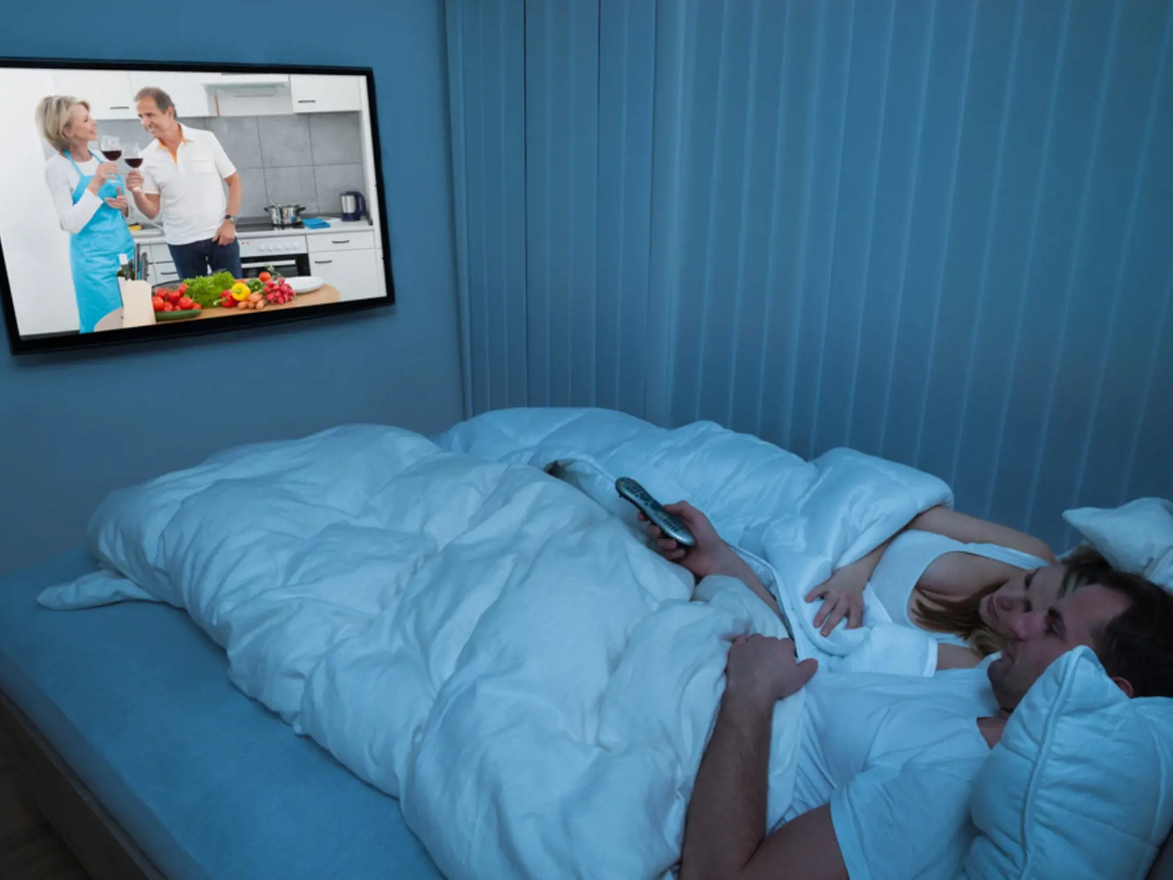 V spálni by ste nemali mať televízor.