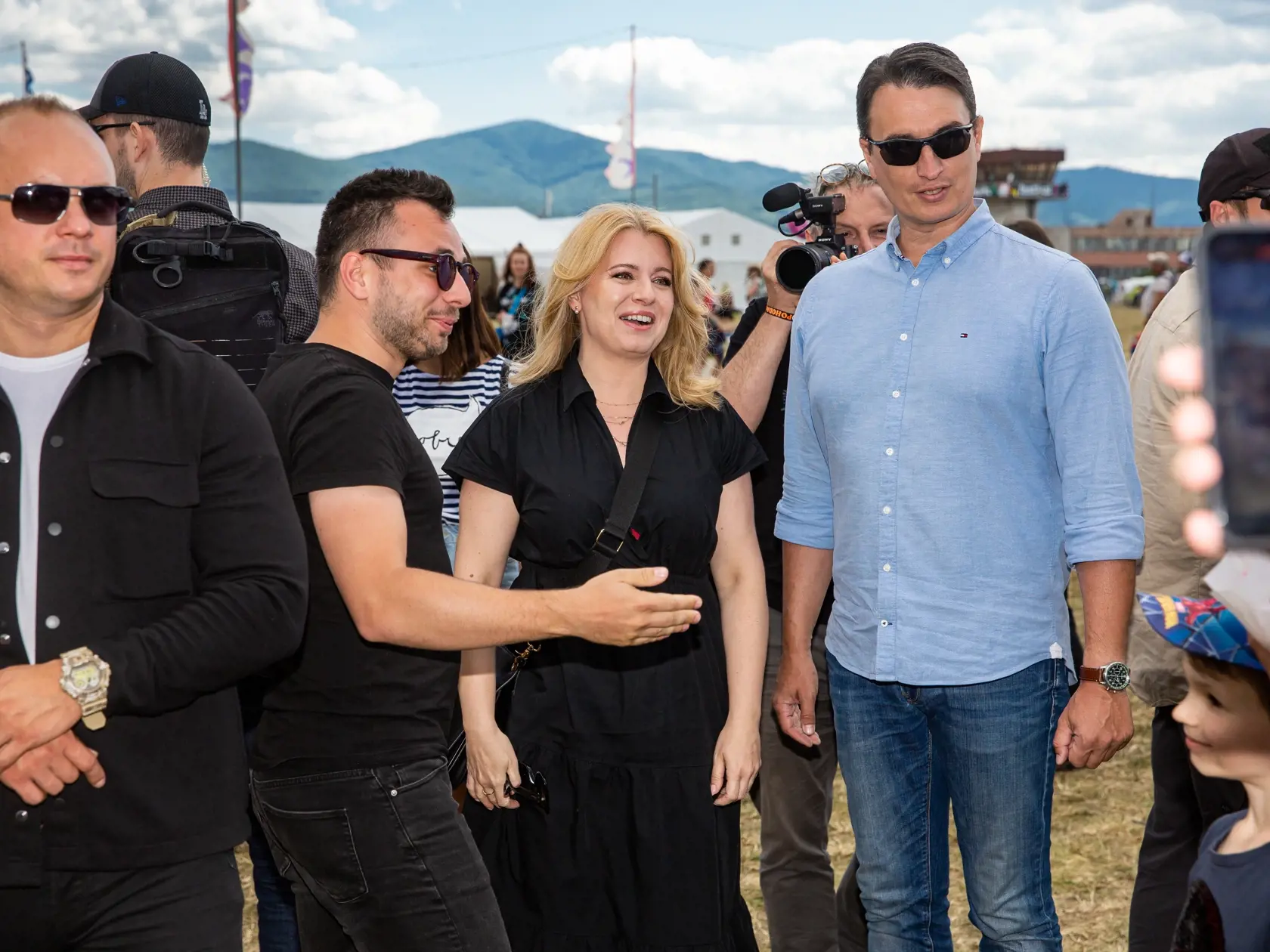 Tretí deň hudobného festivalu "POHODA 2022" na letisku v Trenčíne. Na snímke Zuzana Čaputová.