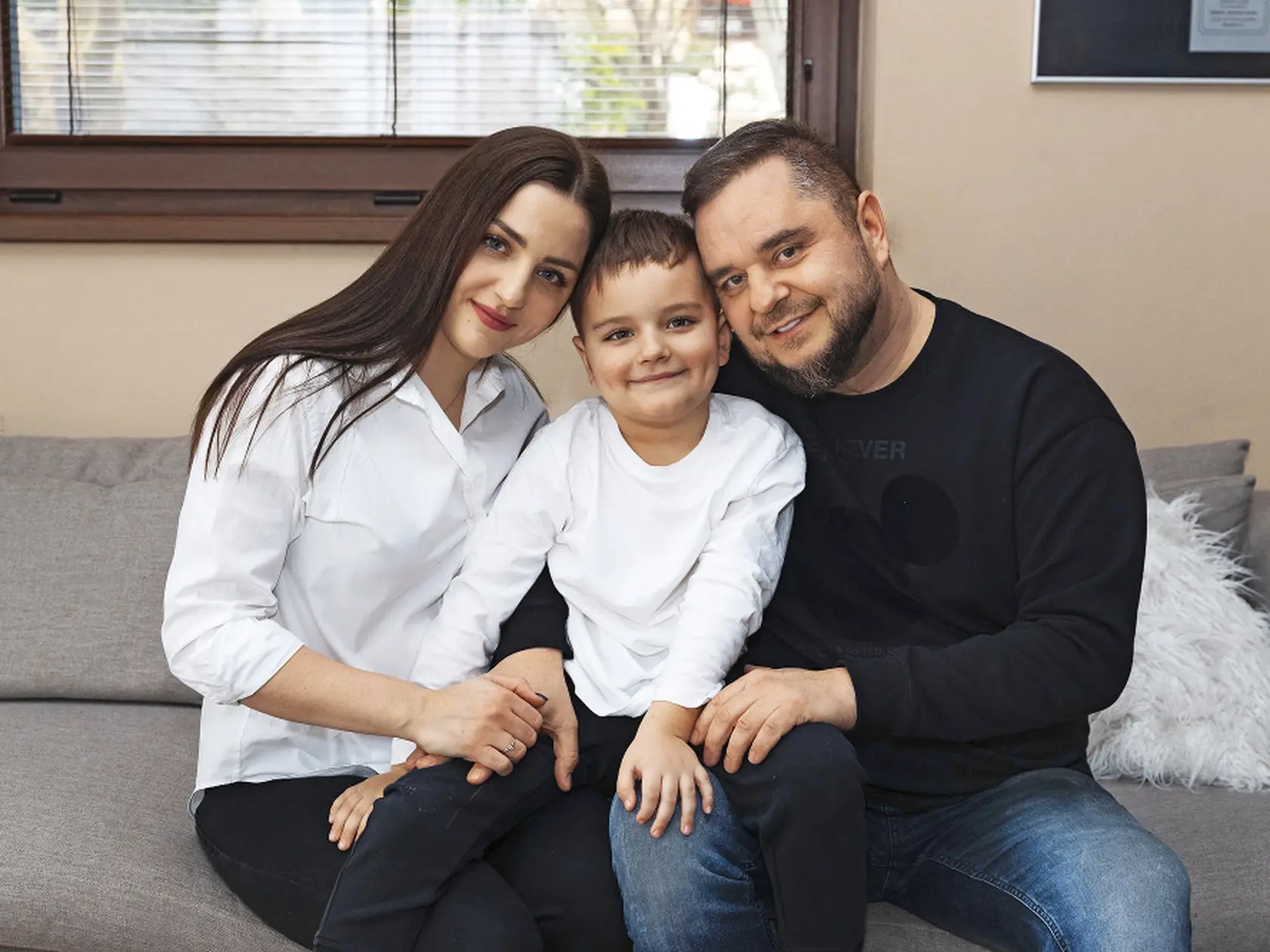 Manželia Kollárovci majú syna Christiana. 
