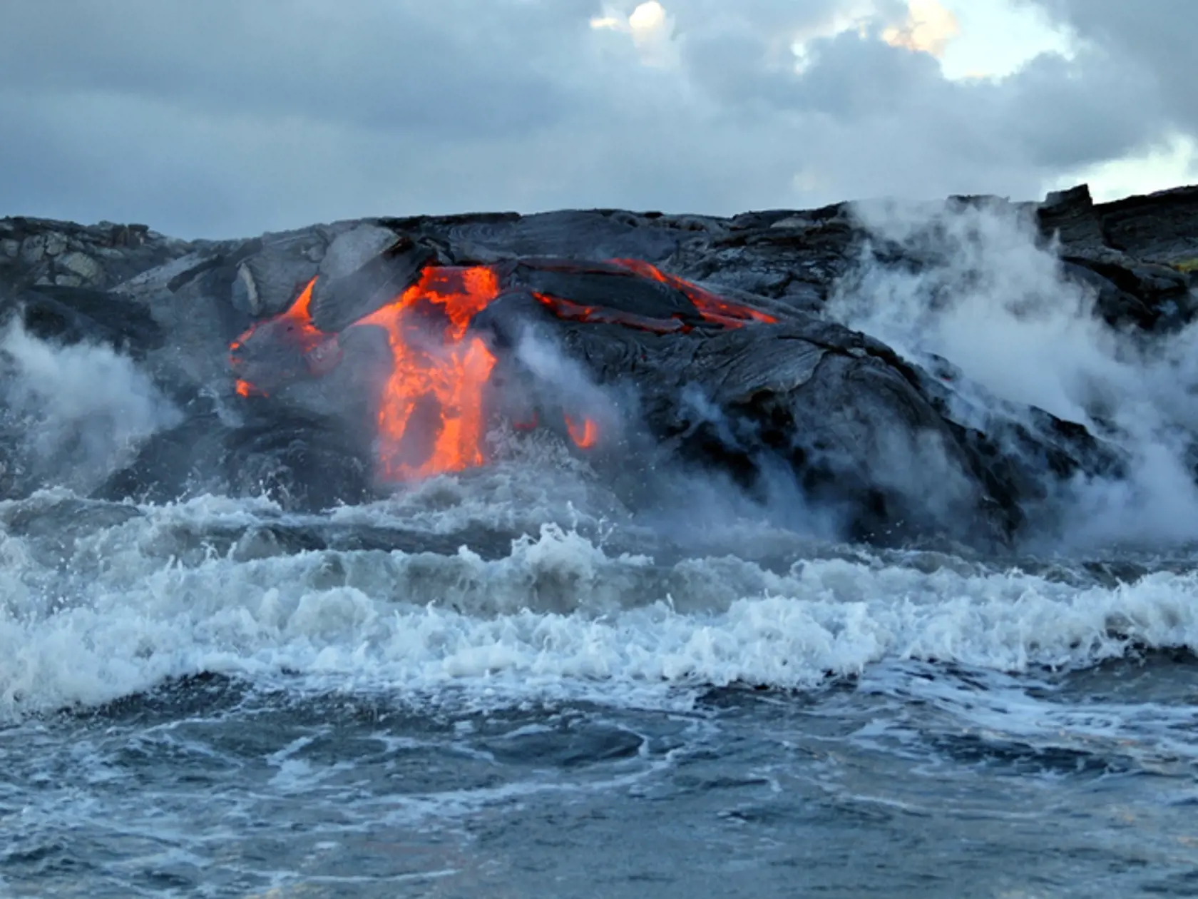 Kilauea lava flow May 2010
