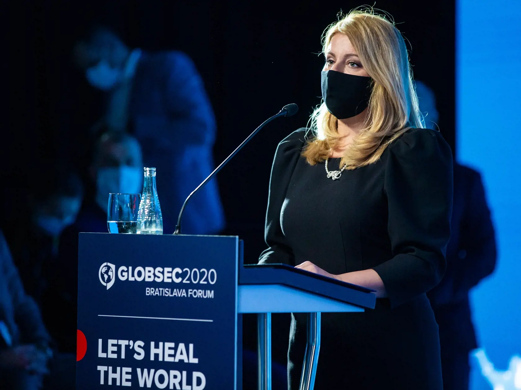 Bezpečnostná konferencia "GLOBSEC 2020" v Bratislave. Na snímke Zuzana Čaputová.