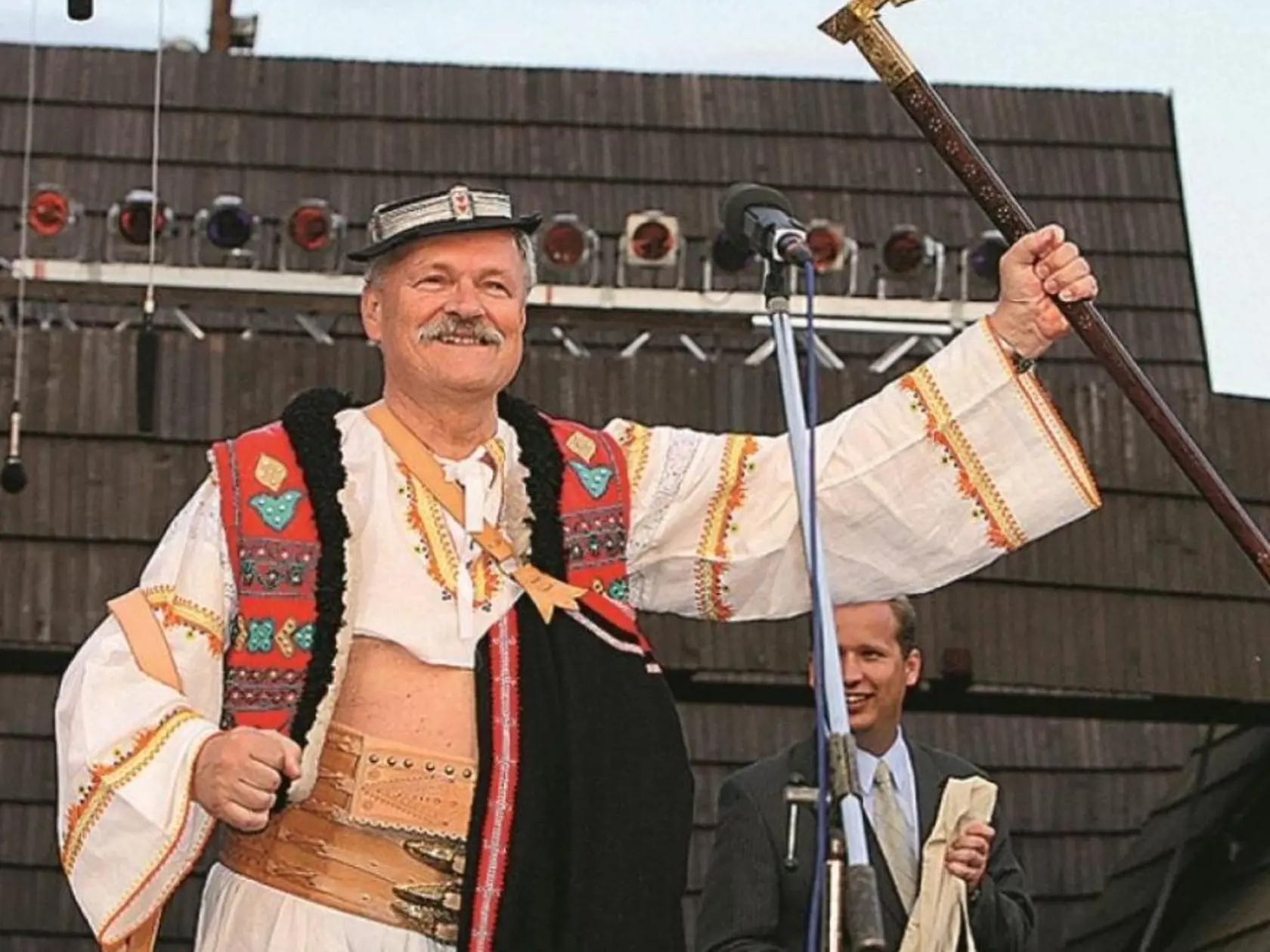 Ivan Gašparovič - folklórny festival v Detve