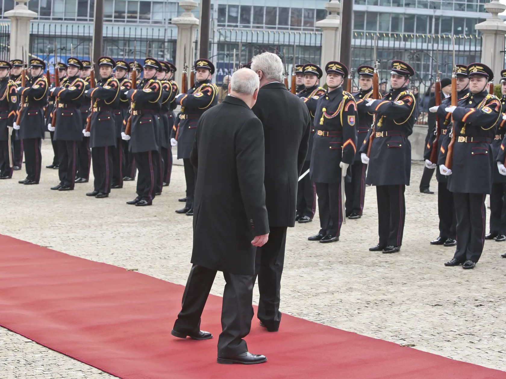 prvá oficiálna návšteva nového prezidneta Českej republiky Miloša Zemna 