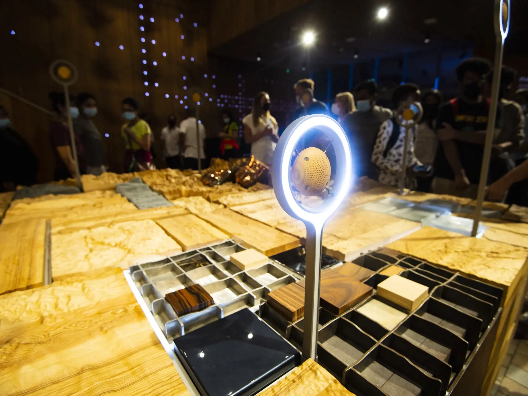 Na snímke expozícia pavilónu Poľska na svetovej výstave EXPO 2020 v Dubaji v Spojených arabských emirátoch v pondelok 18. októbra 2021. FOTO TASR - Jakub Kotian