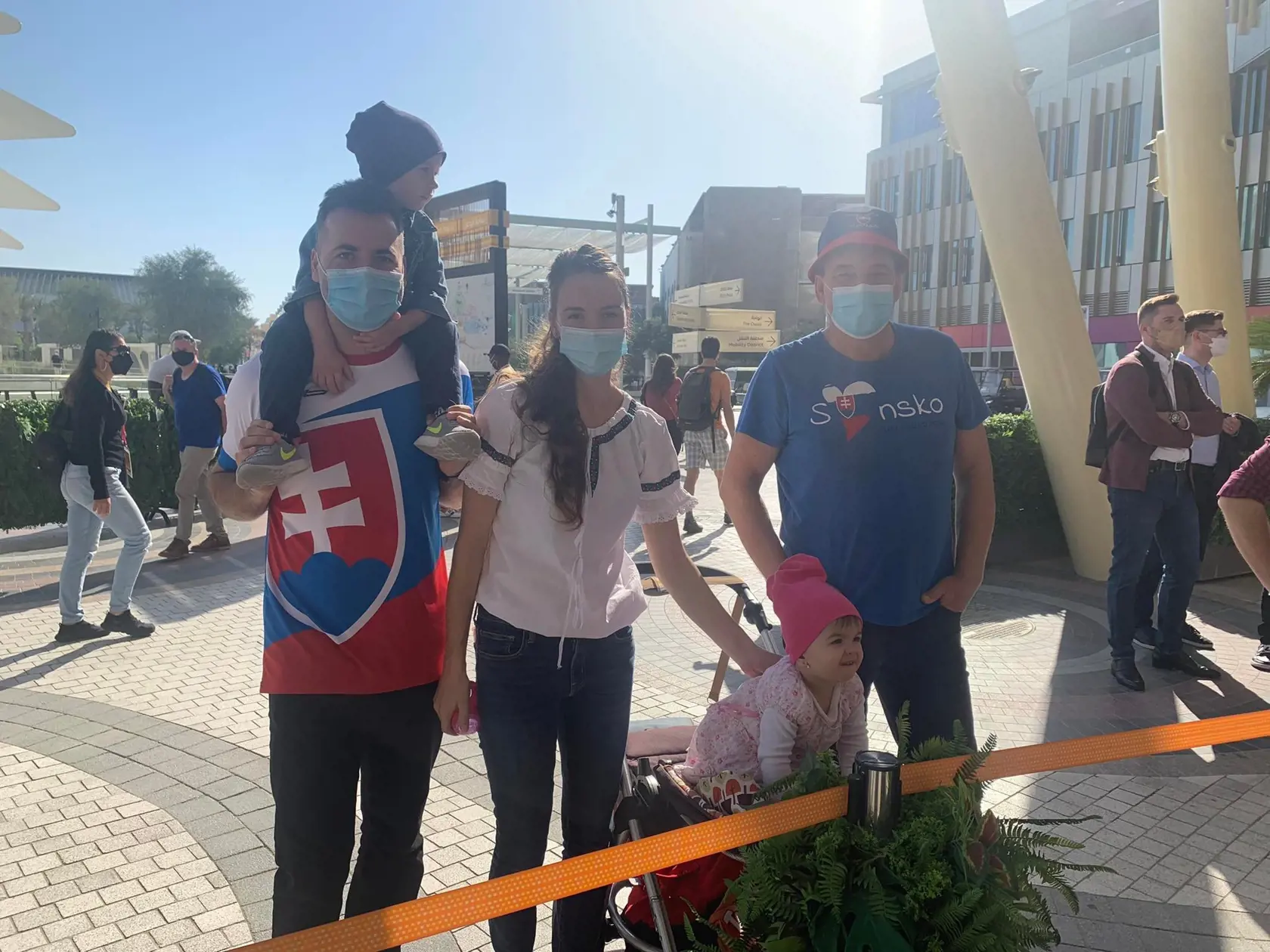 Na prezidentku sa prišli pozrieť aj Slováci žijúci v Dubaji.