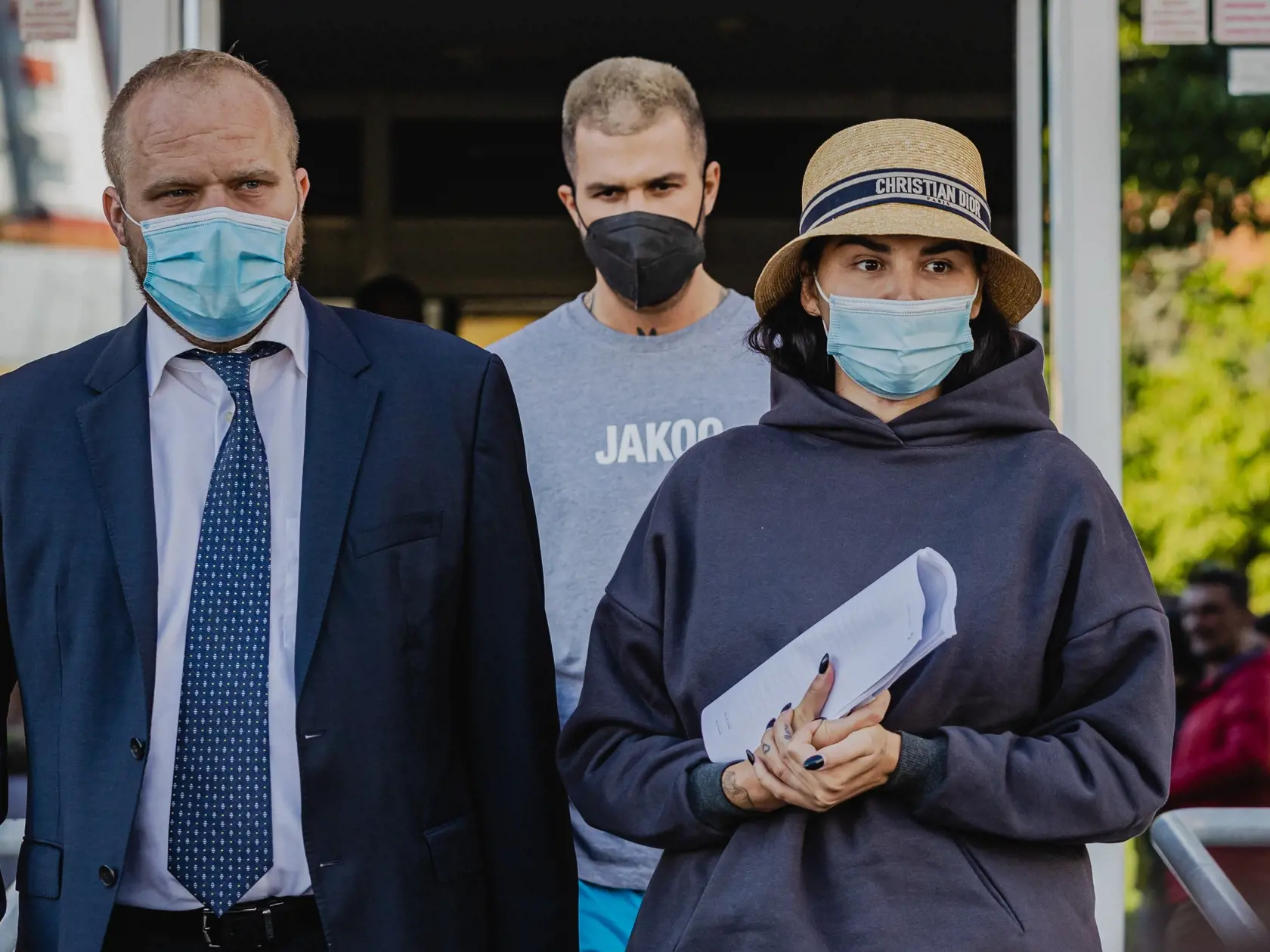 Sudca pre pripravné konanie rozhodoval na Špecializovanom trestnom súde o návrhu na väzobné stíhanie 10 osôb pre drogovú trestnú činnosť. Do väzby nevzal Zuzanu Strausz Plačkovú a jej manžela Reného Strausza, ktorí budú stíhaní na slobode. Na snímke Zuzana Strausz Plačková a René Strausz.
