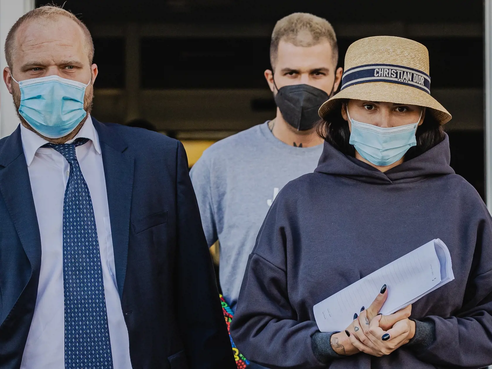 Sudca pre pripravné konanie rozhodoval na Špecializovanom trestnom súde o návrhu na väzobné stíhanie 10 osôb pre drogovú trestnú činnosť. Do väzby nevzal Zuzanu Strausz Plačkovú a jej manžela Reného Strausza, ktorí budú stíhaní na slobode. Na snímke Zuzana Strausz Plačková a René Strausz.