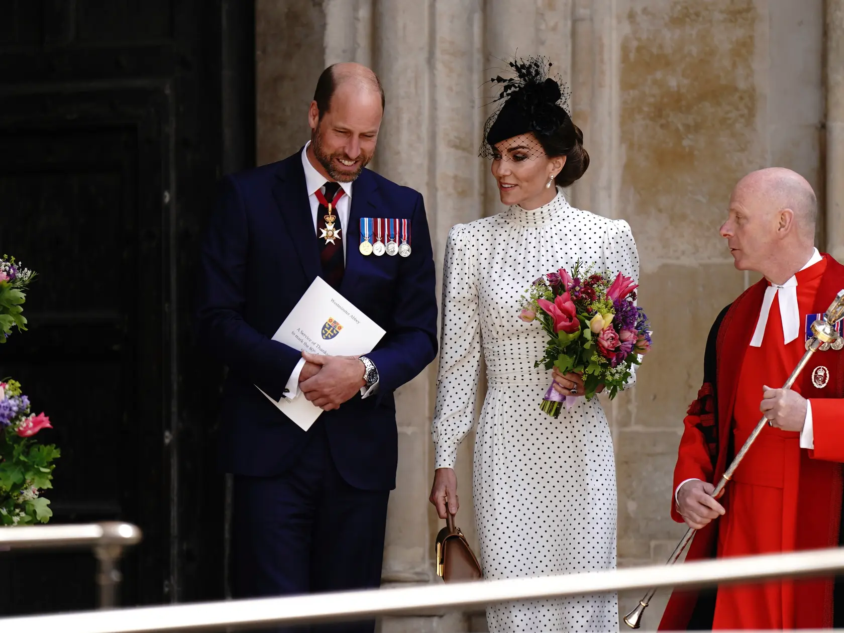 Na záberoch sa nachádza princ William s manželkou princeznou Kate.