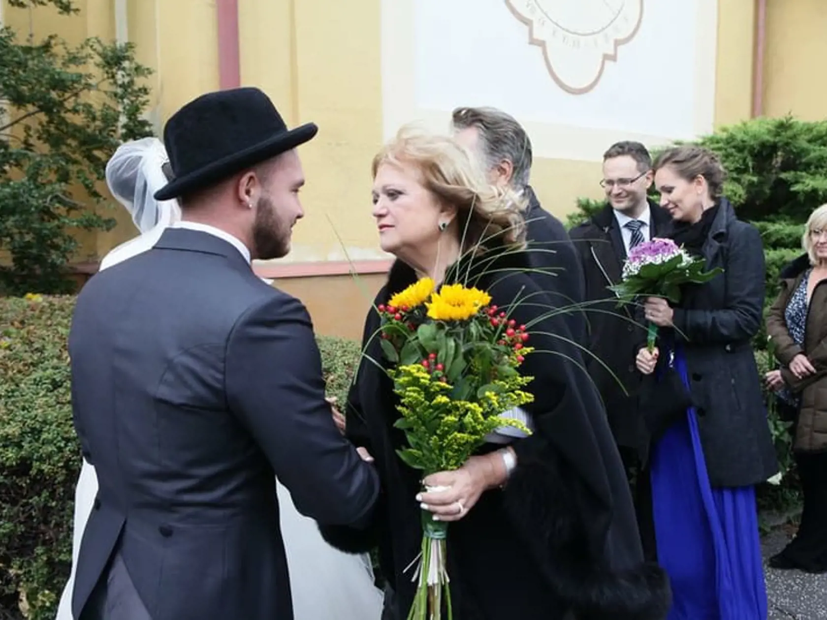 Marcela Laiferová gratulovala ženíchovi.