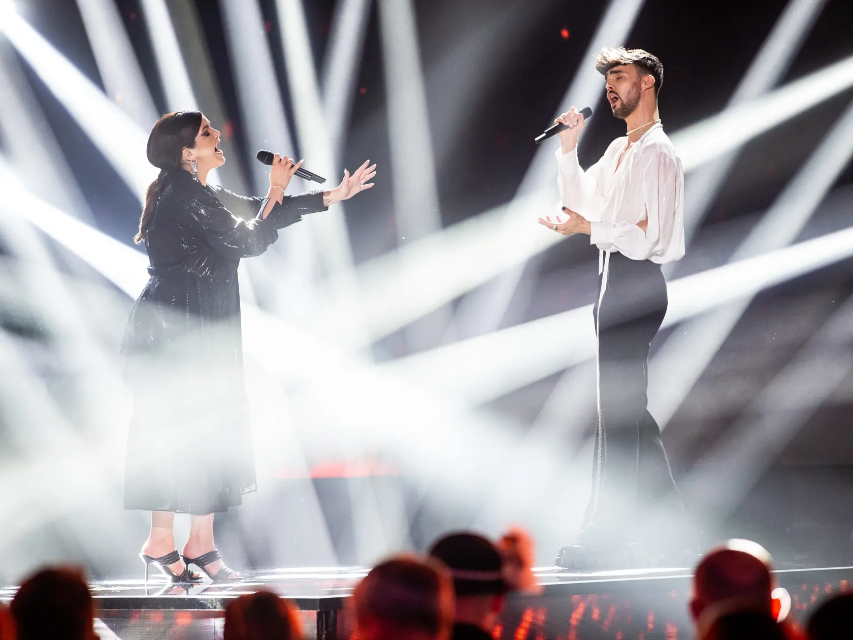 Galavečer Social Awards Slovakia "SOWA" v Bratislave. Na snímke Adam Pavlovčin a Celeste Buckingham.