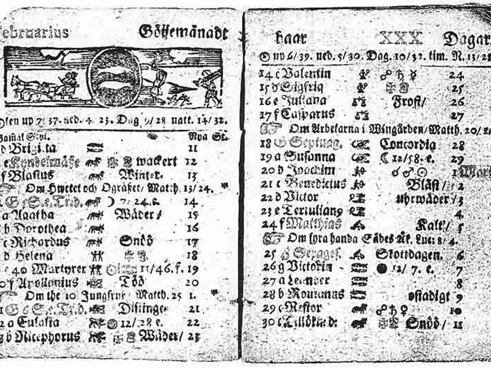 Február 1712 mal podľa švédskeho kalendára 30 dní