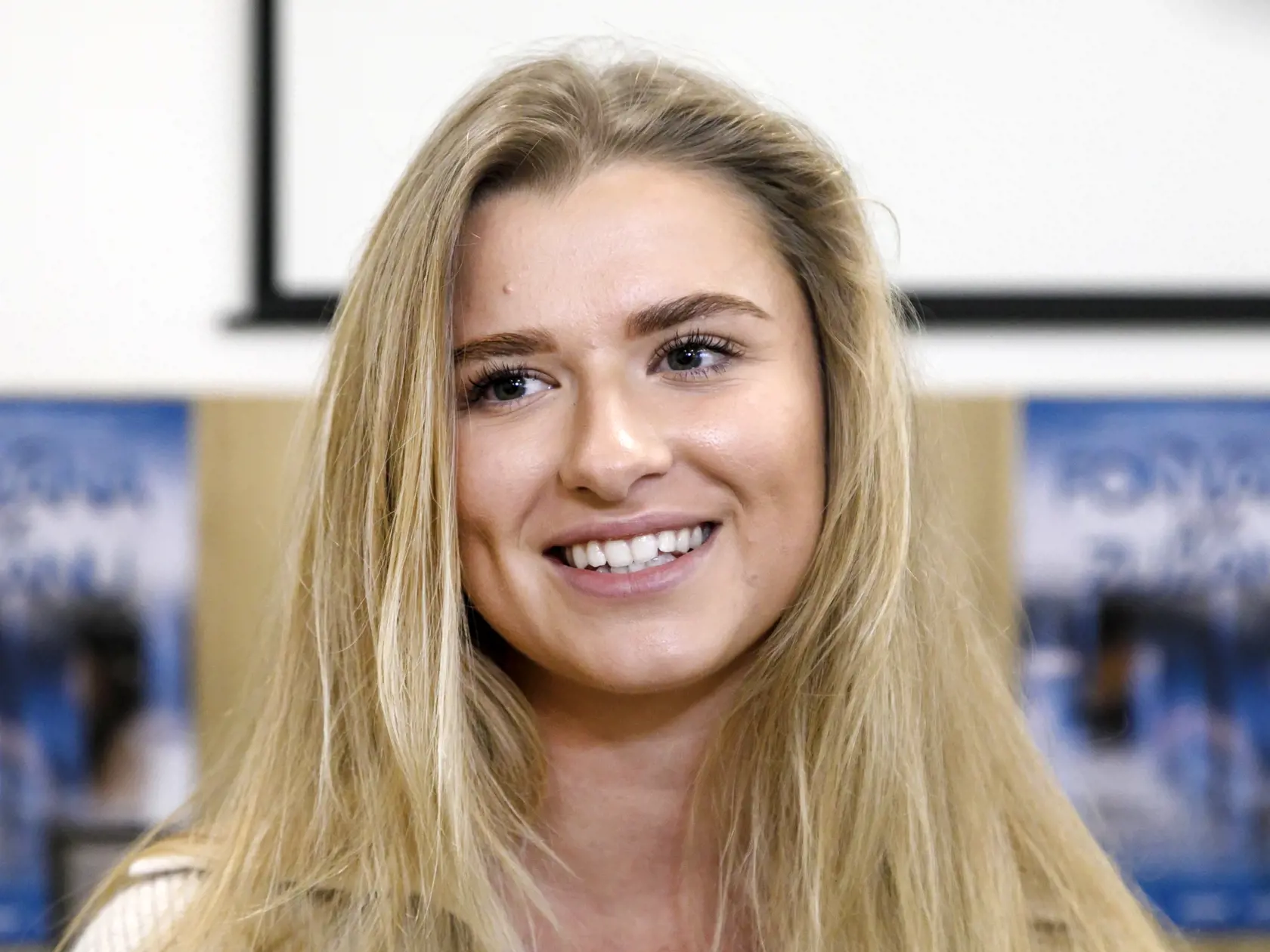 Na snímke herečka Viktoria Ševelová počas tlačovej konferencie spojenej s nácvikom muzikálu Fontána pre Zuzanu v Bratislave 18. mája 2023. FOTO TASR - Dano Veselský
