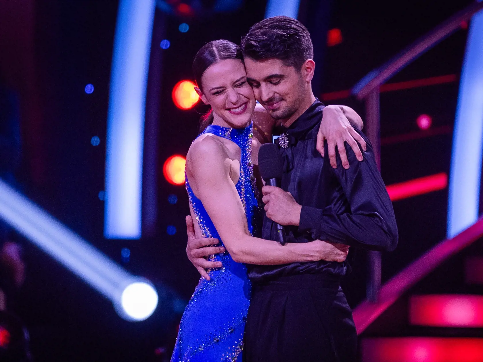 Finále tanečnej súťaže Lets Dance 2024. Na snímke  Anna Jakab Rakovská a Jaroslav Ihring. 