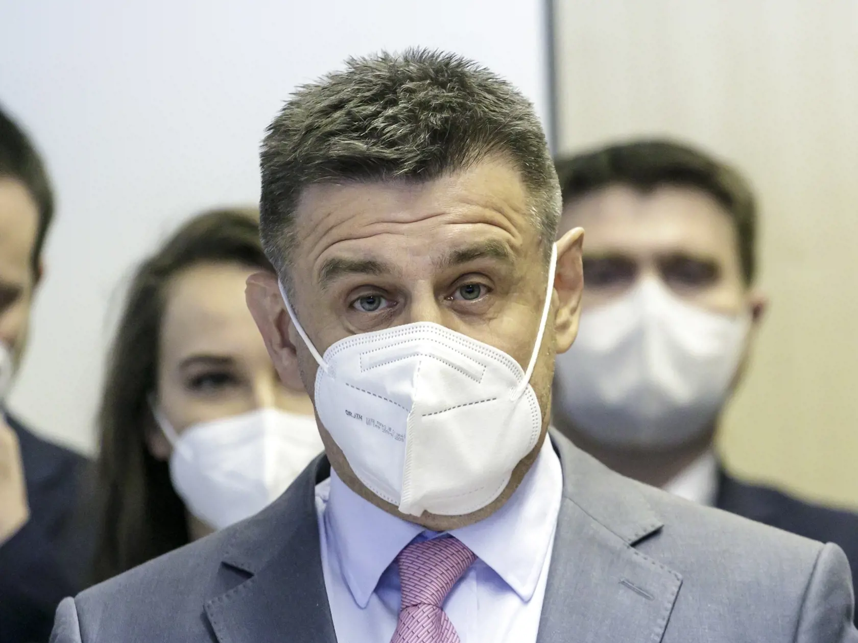 László Sólymos počas tlačovej konferencie k vzniku nového politického subjektu Aliancia - Szövetség.