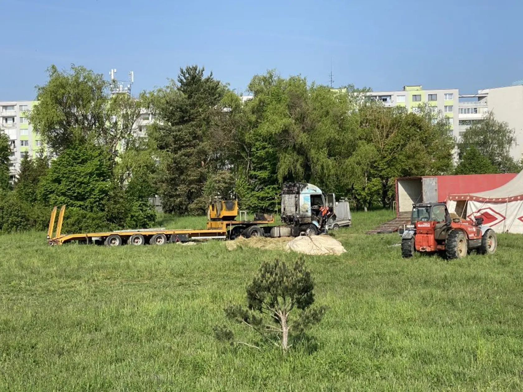 Ešte v piatok večer vystupovali, v sobotu skoro ráno im niekto podpálil majetok. Cirkus Francesko Jung informuje, že im okolo 5:00 niekto v Prešove zapálil seno, ktoré mali naložené na návese.Okrem sena zhorelo aj auto, ako aj generátor, ktorý potrebujú na miestach, kde sa nedokážu pripojiť k elektrine.