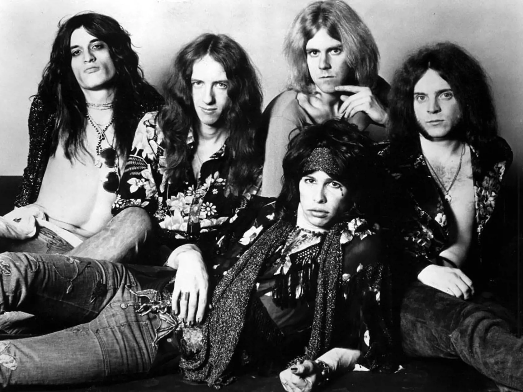 Skupina Aerosmith v sedemdesiatych rokoch.