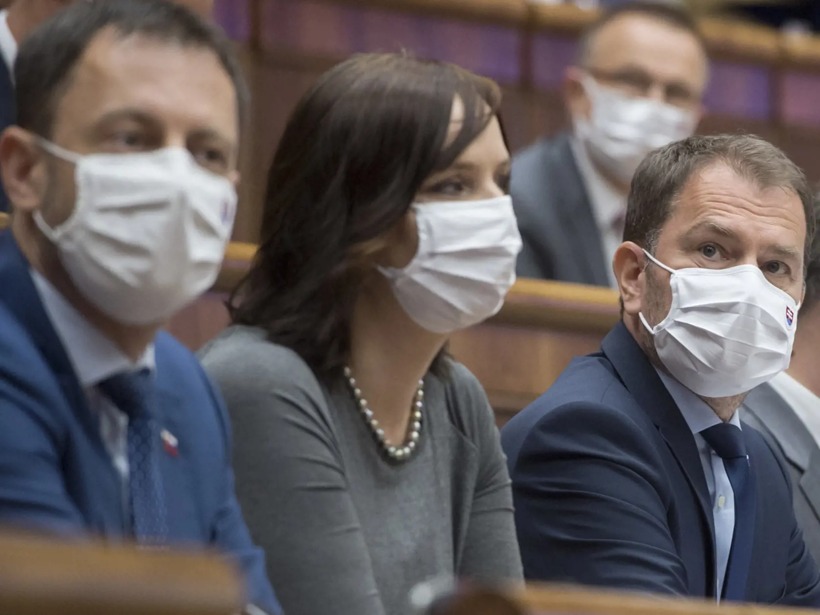 Eduard Heger Veronika Remišová Igor Matovič  Štefan Holý