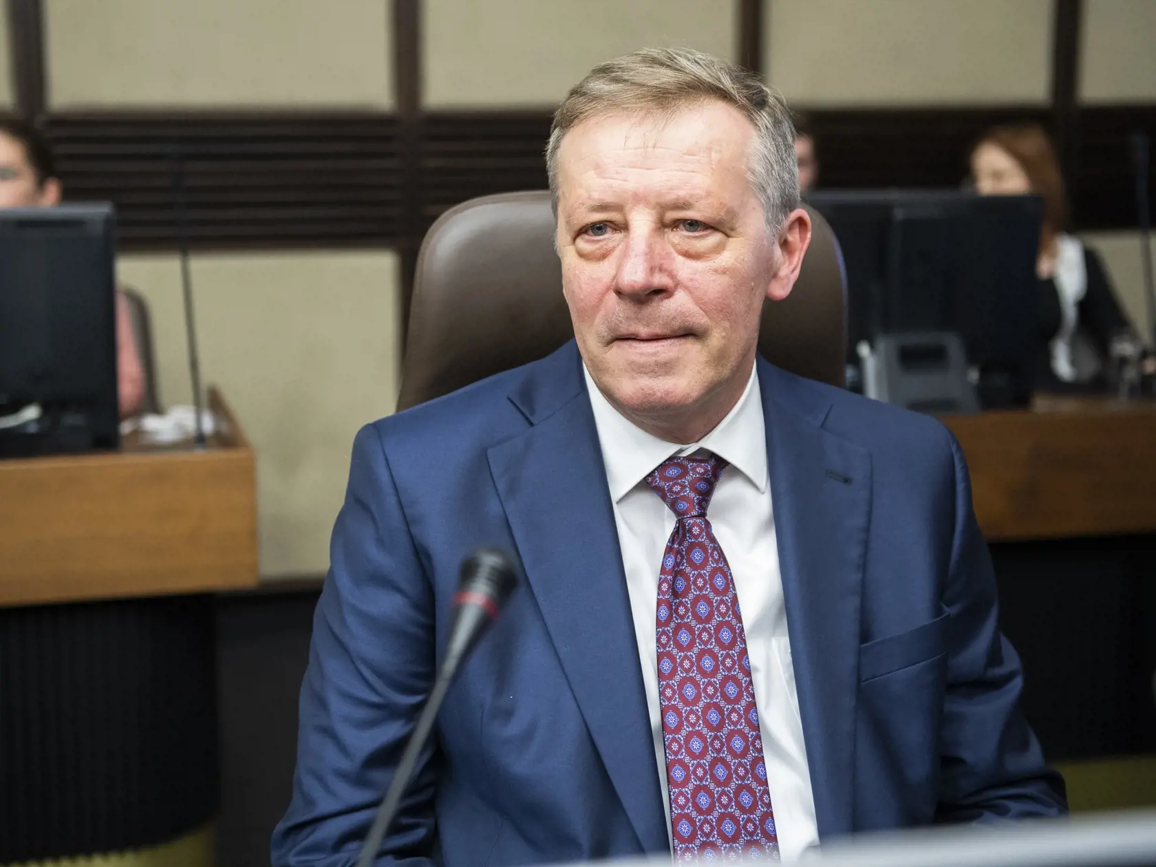 Na snímke minister dopravy a výstavby SR Pavol Lančarič počas prvého rokovania vlády SR odborníkov v Bratislave 17. mája 2023.
