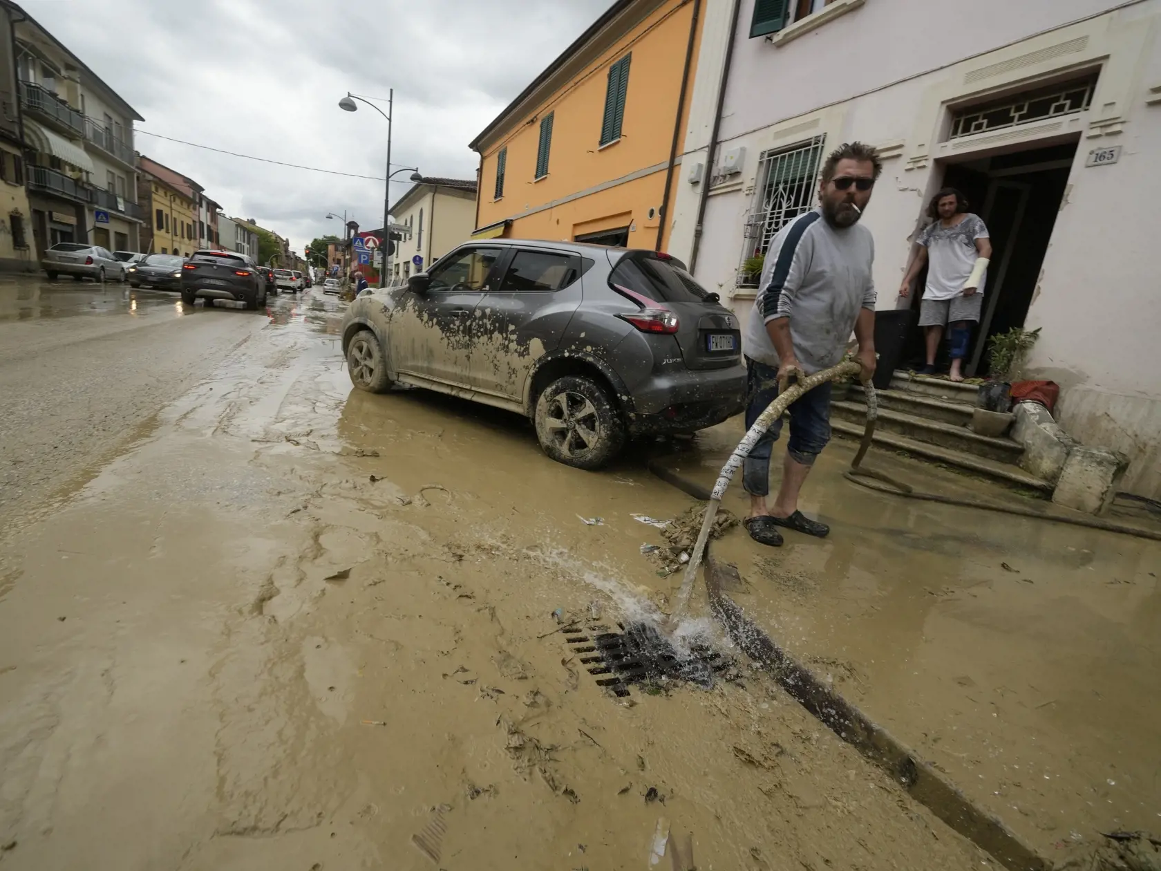 Záplavy v Taliansku narobili škody.