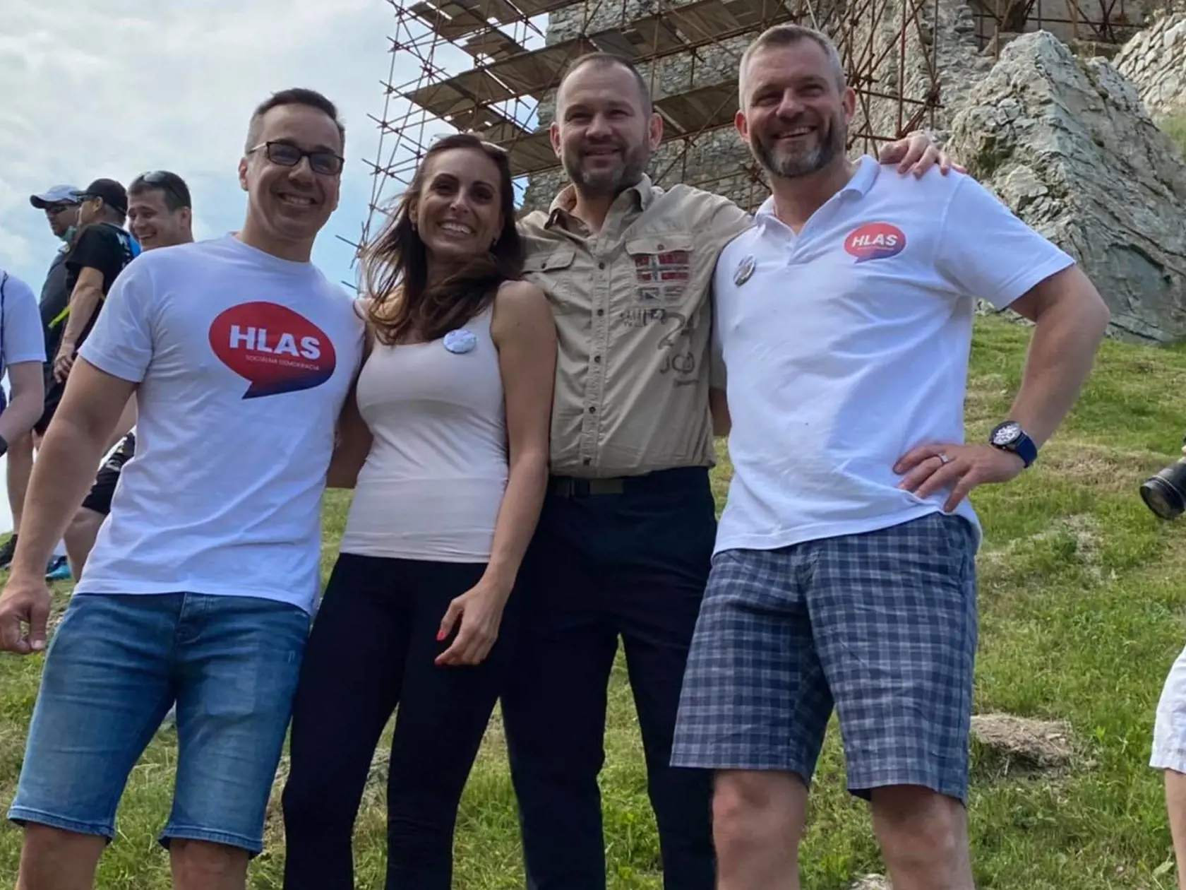Erik Tomáš, Zuzana Dolinková, Branislav Becík, Peter Pellegrini.