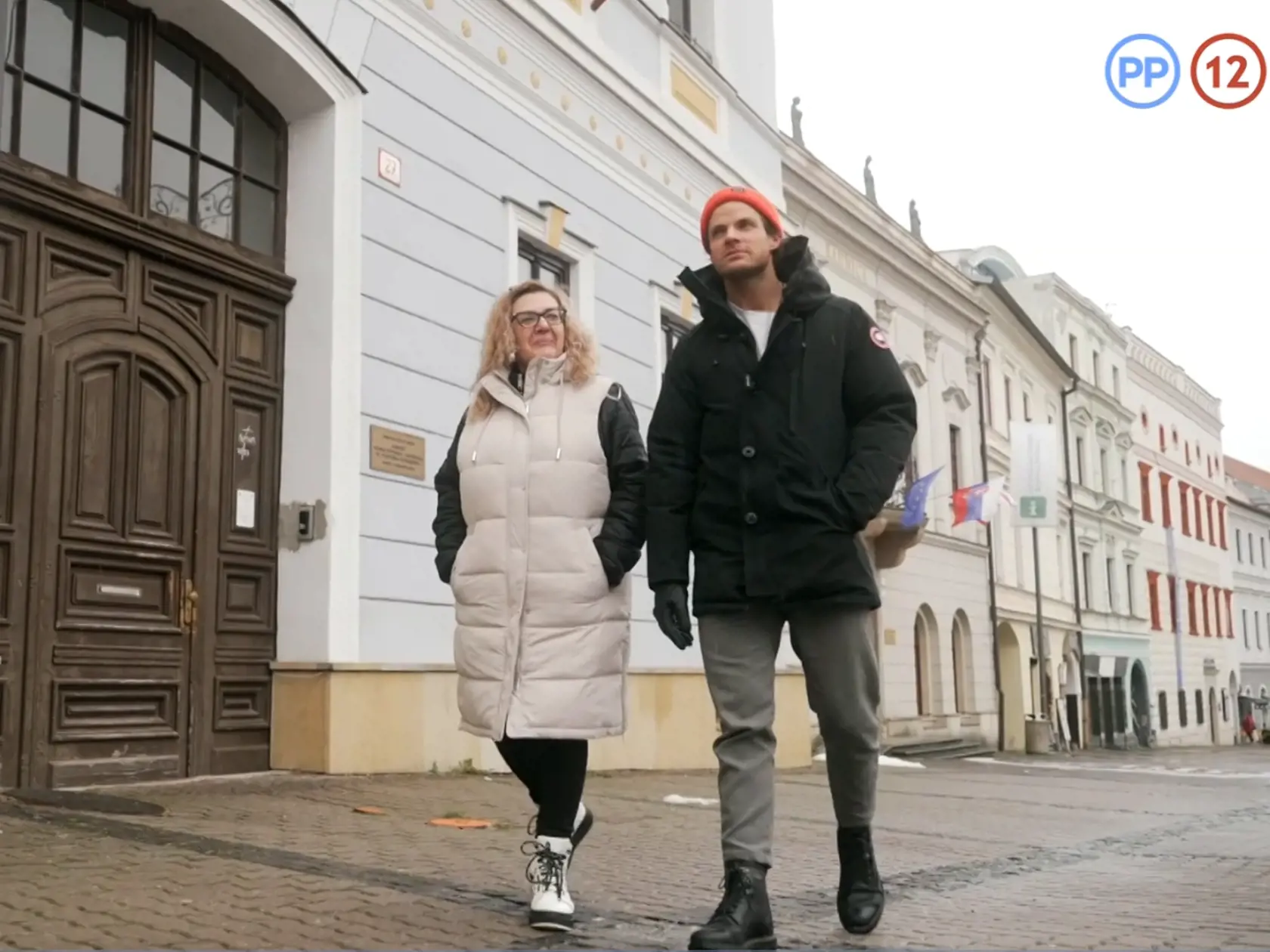 Radko s milovanou maminou.