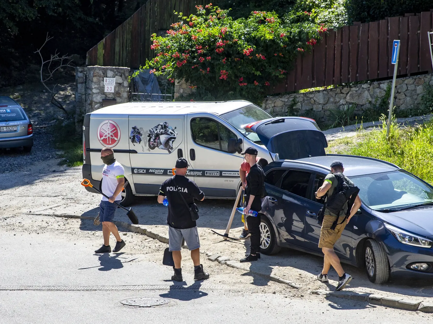 Miesto činu, kde sa muž chcel zbaviť mŕtvoly a následne spáchal samovraždu.