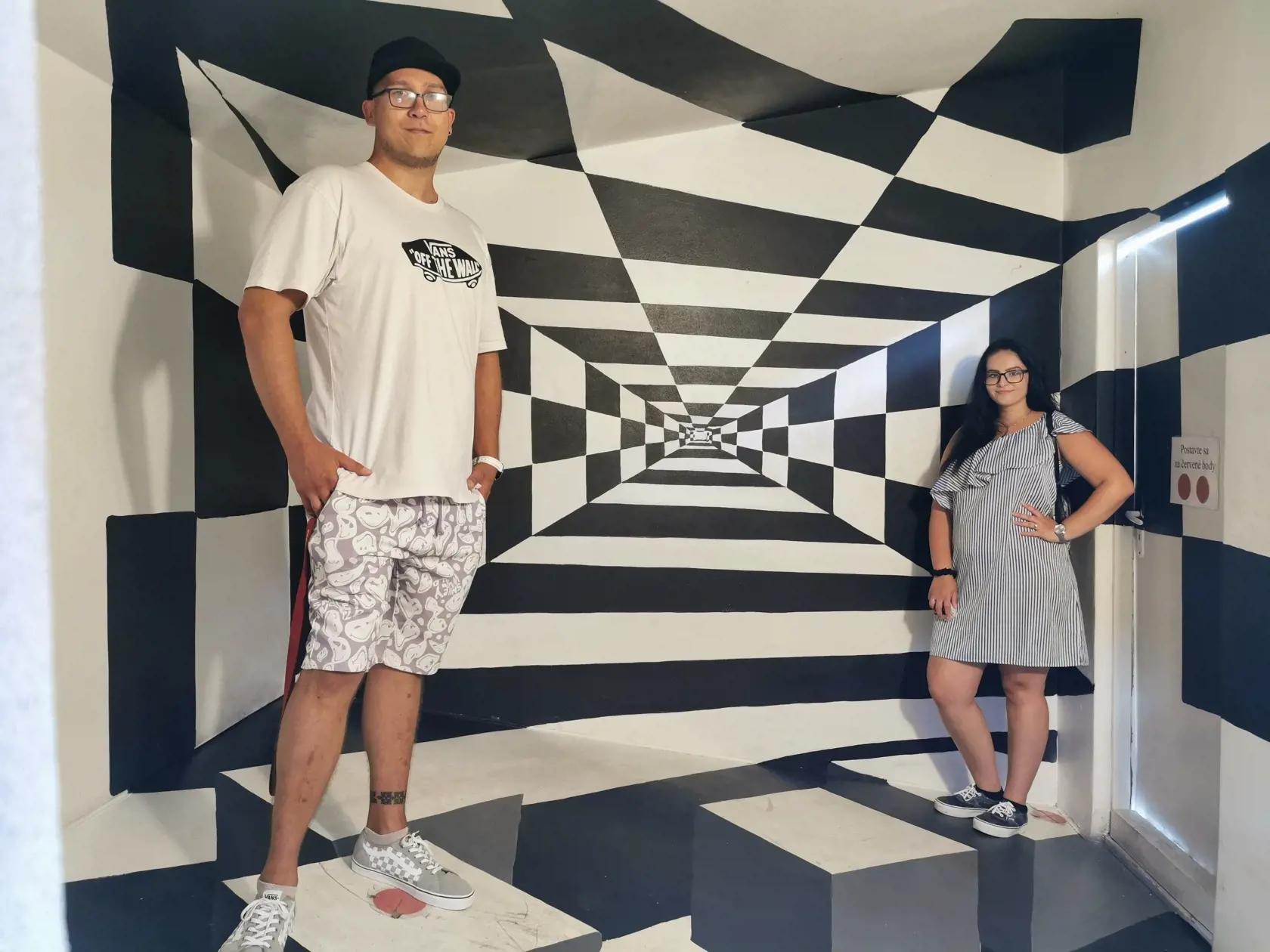 Kristína (22) a Pavol (30) prišli do Domu ilúzií v Bojniciach až z Michaloviec.