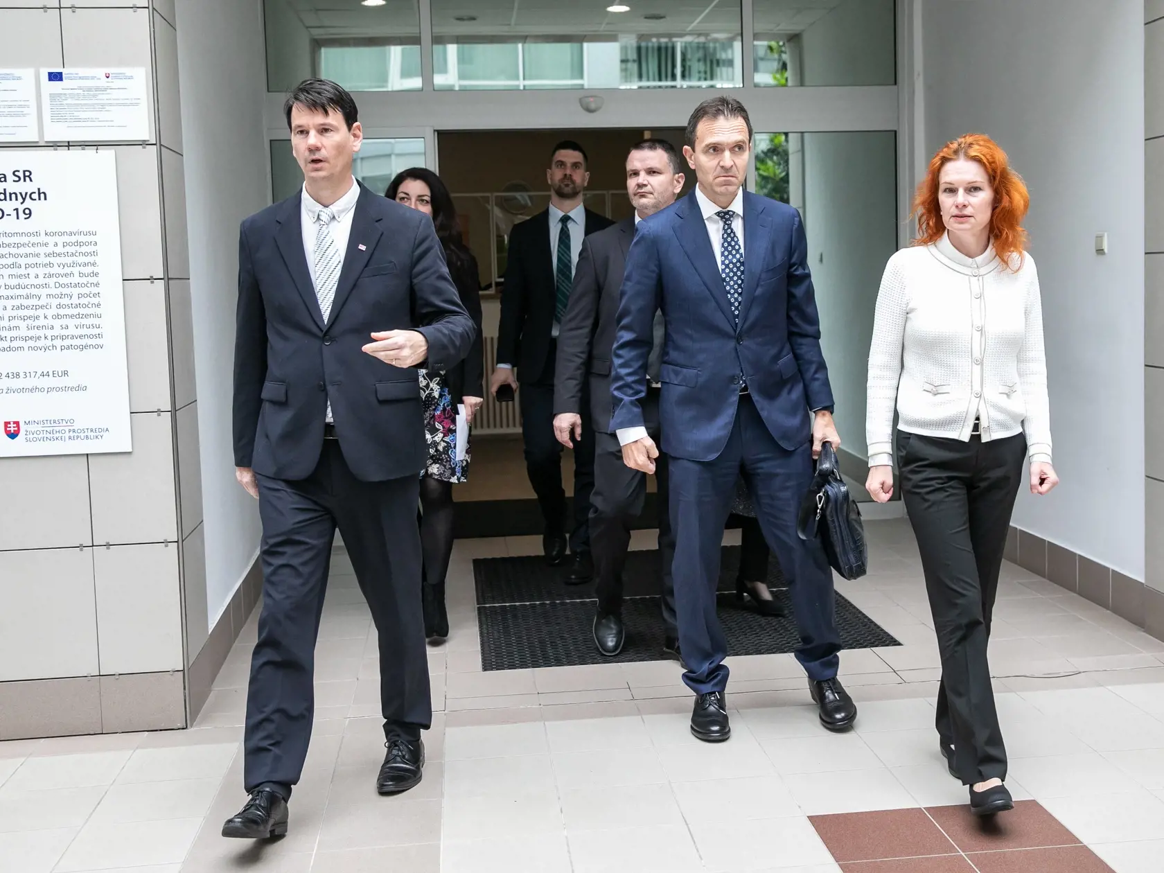 Premiér Ľudovít Ódor na Ministerstve zdravotníctva SR. Na snímke je Ľudovít Ódor.