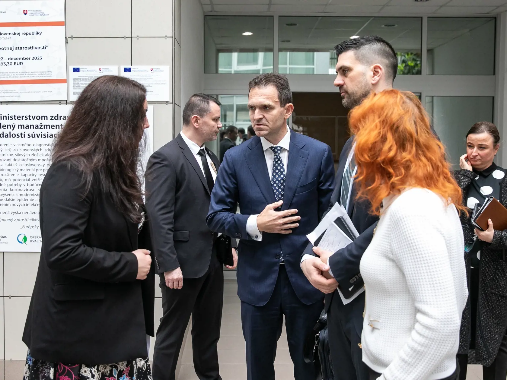 Premiér Ľudovít Ódor na Ministerstve zdravotníctva SR. Na snímke je Ľudovít Ódor.