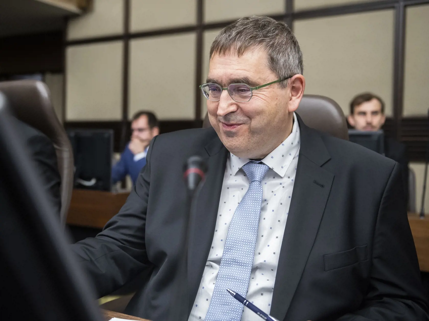 Na snímke minister školstva, vedy, výskumu a športu SR SR Daniel Bútora počas prvého rokovania vlády SR odborníkov v Bratislave 17. mája 2023.