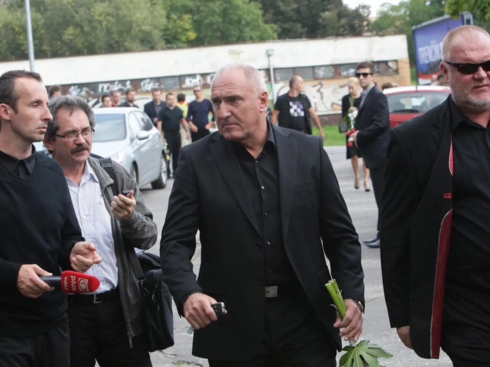 Na poslednú rozlúčku prišiel aj František Hossa.