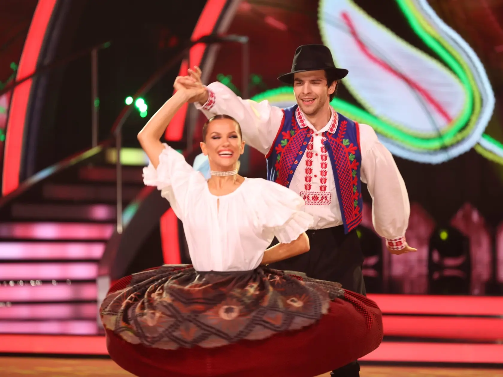 8. kolo Let's Dance. Na snímke Kristián Baran a Dominika Rošková.