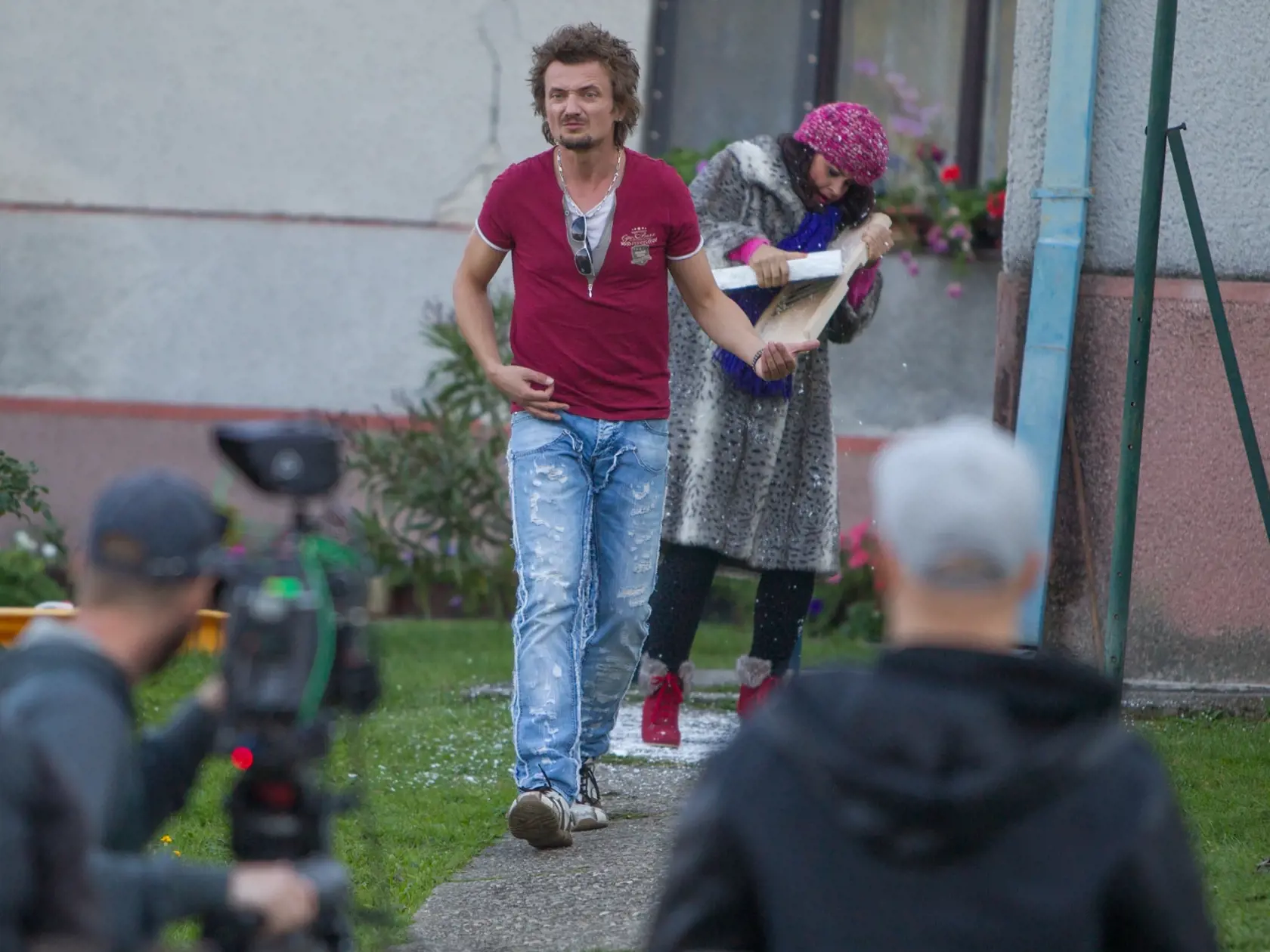 Natacanie Markizackeho Serialu Horna Dolna v Dedine Nova Lehota.