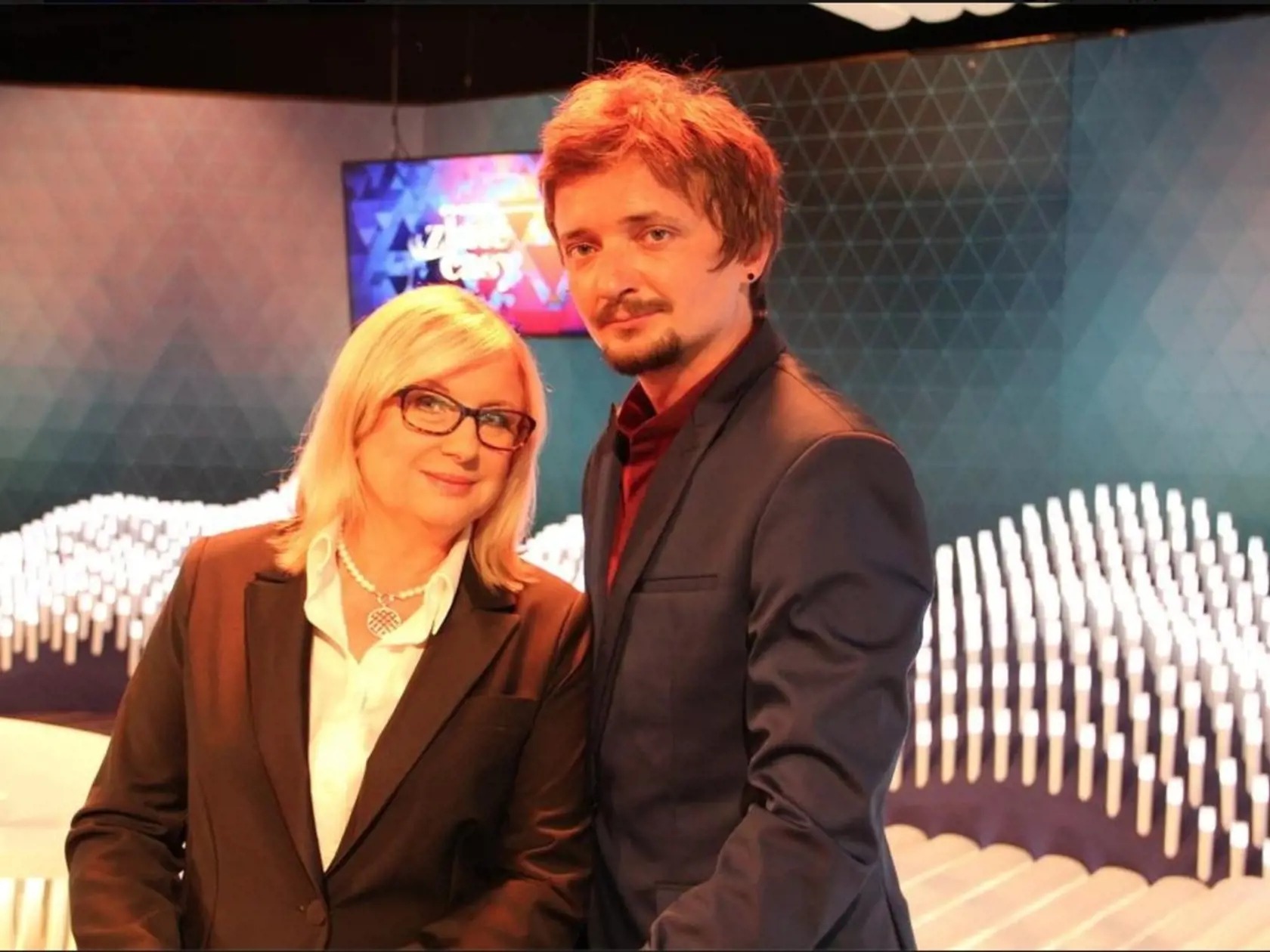 Elena Vacvalová a Dano Heriban spolu moderovali reláciu Zlaté časy na RTVS.