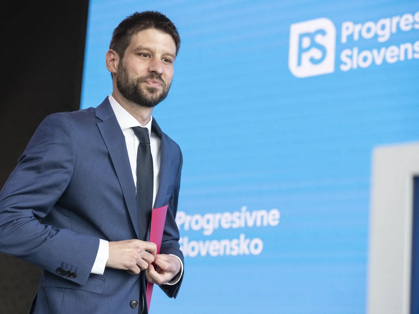 Na snímke podpredseda hnutia Progresívne Slovensko Michal Šimečka