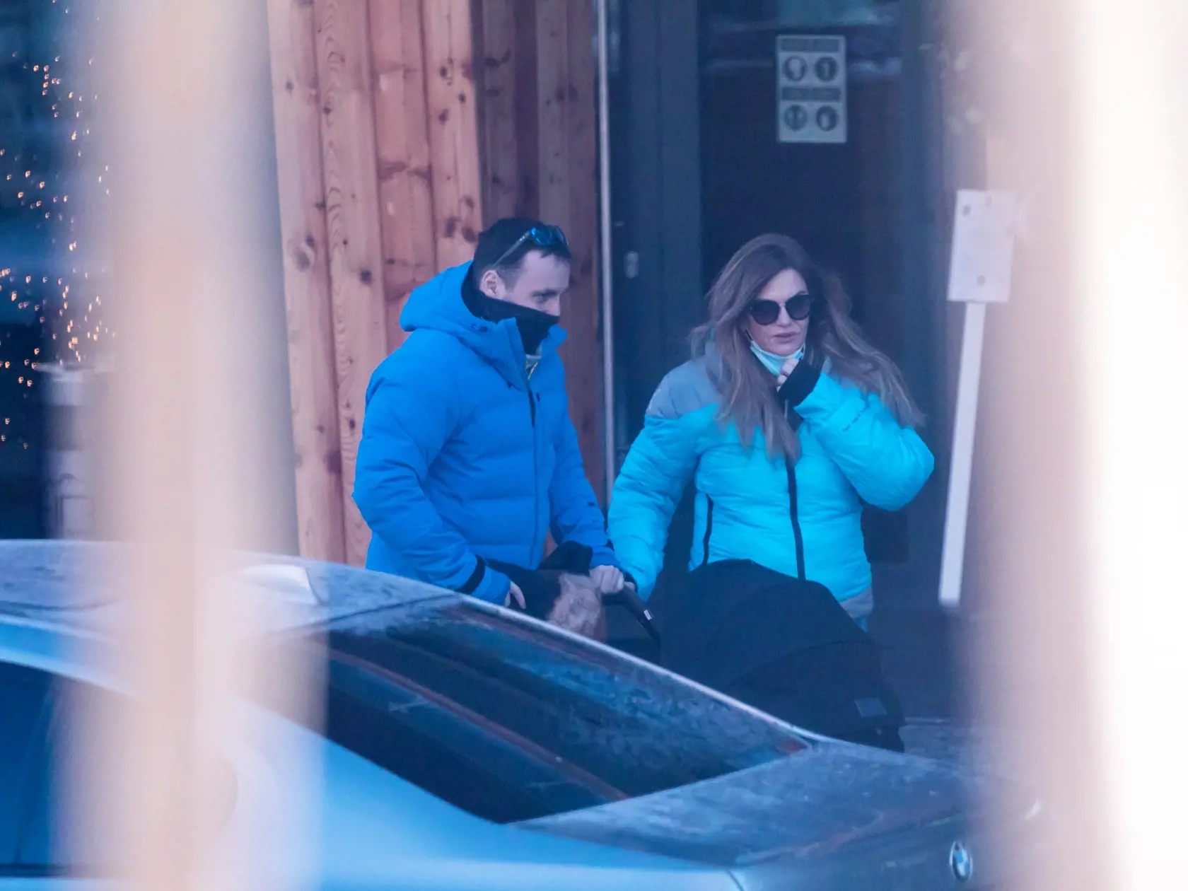 Monika Beňová s partnerom Ľubošom v Starom Smokovci.