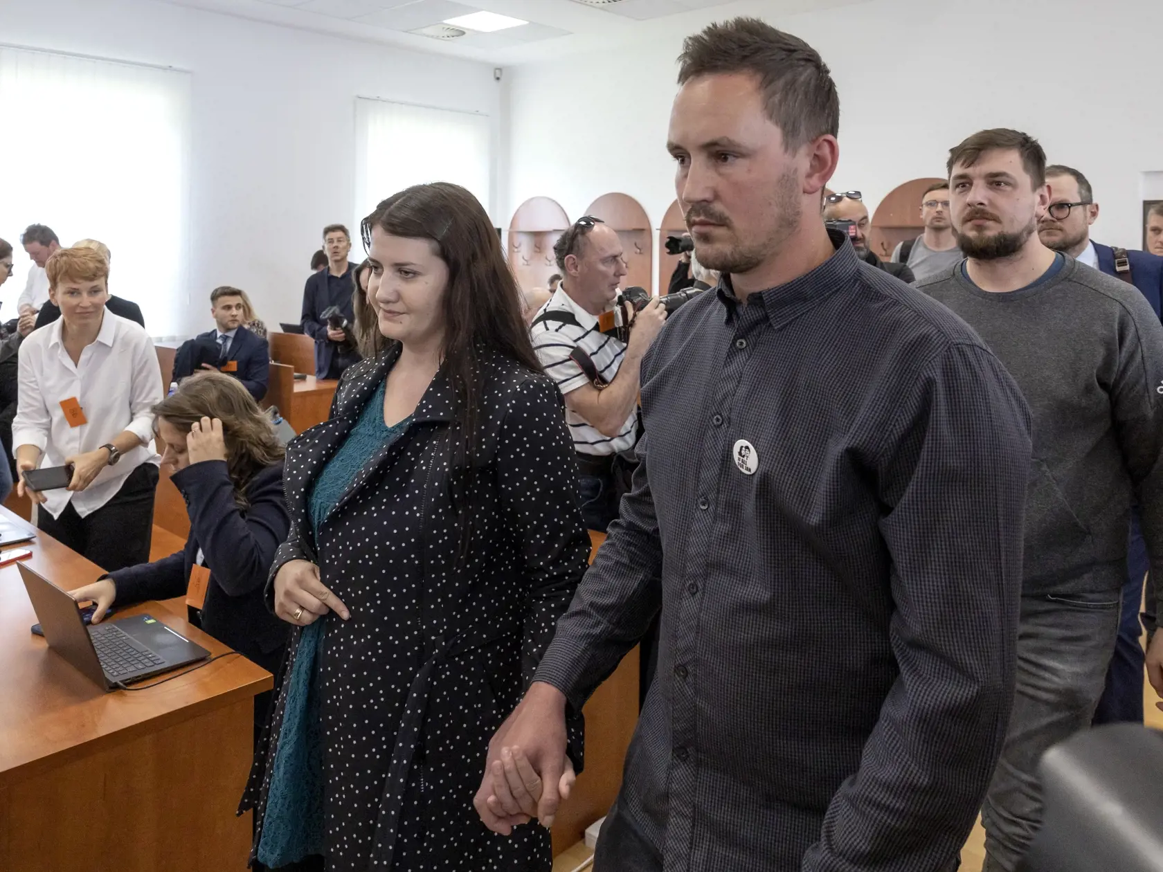Rozsudok Špecializovaného trestného súdu v Pezinku vo veci objednávky vraždy investigatívneho novinára Jána Kuciaka a jeho snúbenice Martiny Kušnírovej, ako aj objednávky vraždy prokurátorov Lipšica, Šufliarskeho a Žilinku. Na snímke je brat Jána Kuciaka.
