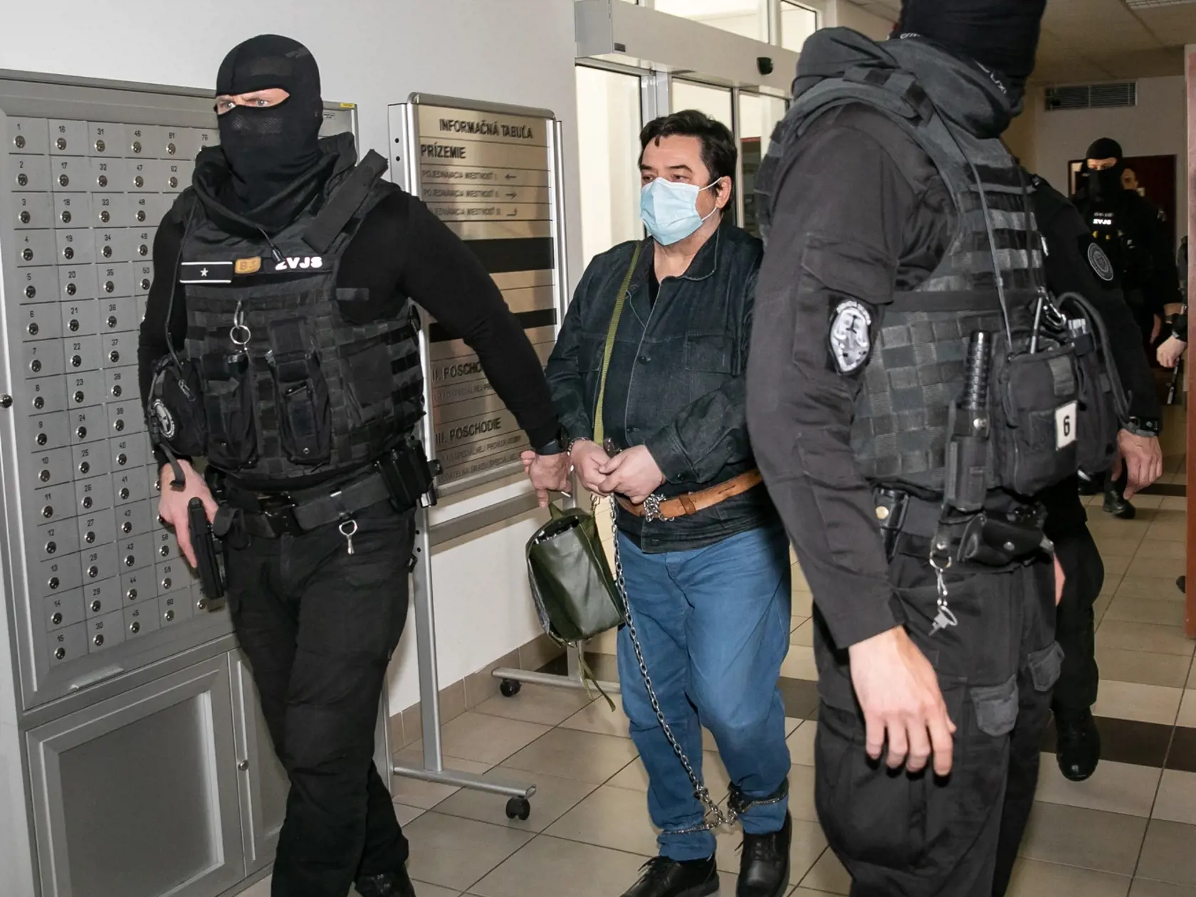 Pojednávanie v kauze vraždy Jána Kuciaka a Martiny Kušnírovej, ktoré je spojené s objednávkami vraždy prokurátorov Daniela Lipšica, Maroša Žilinku a Petra Šufliarskeho. Na snímke je Marián Kočner.