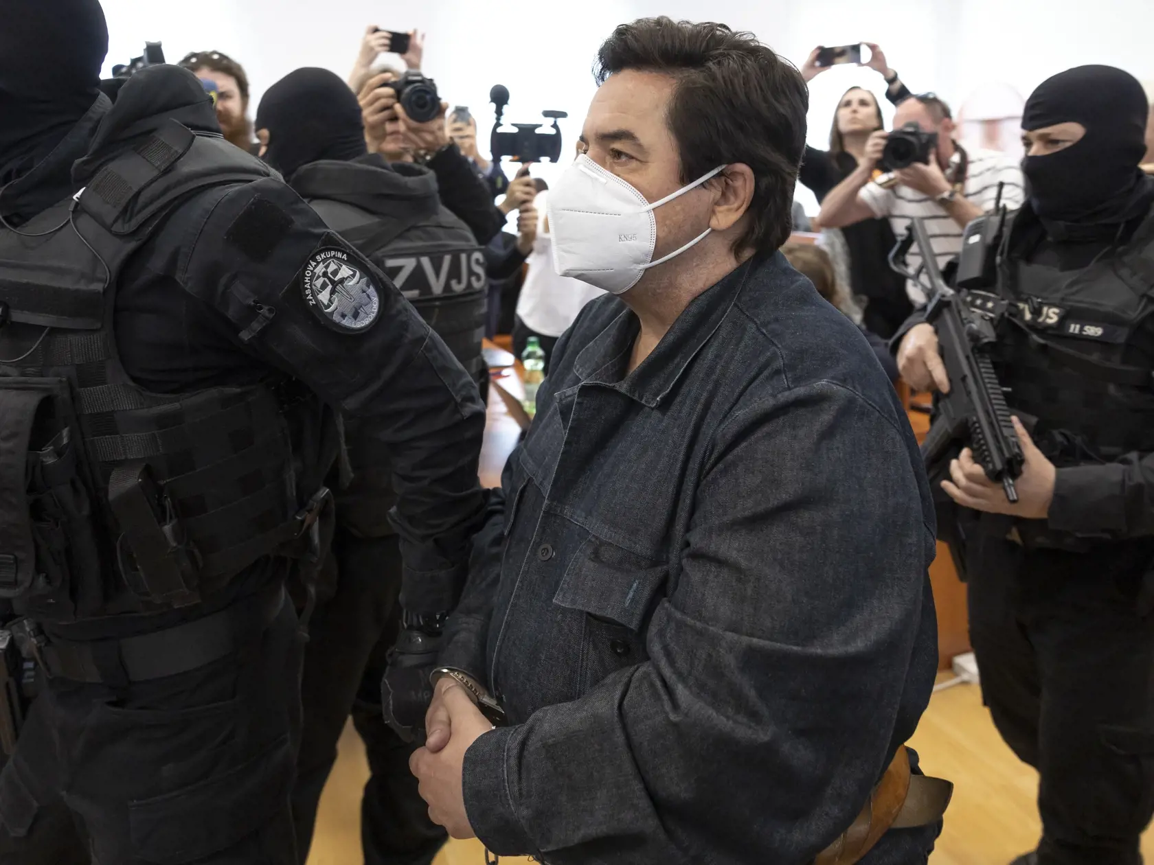 Rozsudok Špecializovaného trestného súdu v Pezinku vo veci objednávky vraždy investigatívneho novinára Jána Kuciaka a jeho snúbenice Martiny Kušnírovej, ako aj objednávky vraždy prokurátorov Lipšica, Šufliarskeho a Žilinku. Na snímke je obžalovaný Marián Kočner.