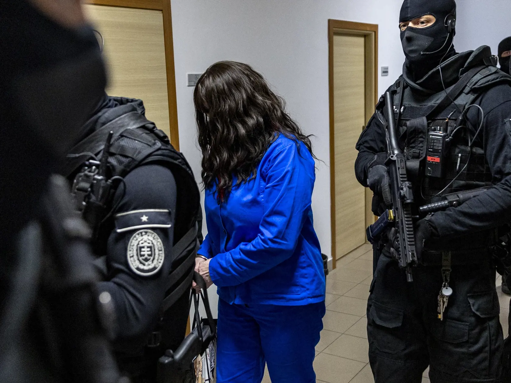 Predposledné pojednávanie v kauze Ján Kuciak, kde budú mať závarečné reči obžalovaní. Na snímke je Alena Zsuzsová. 