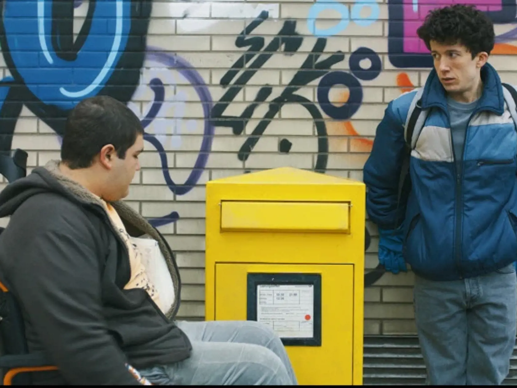 Seriálový díler Moritz (vpravo) s najlepším kamarátom Lennym (vľavo).