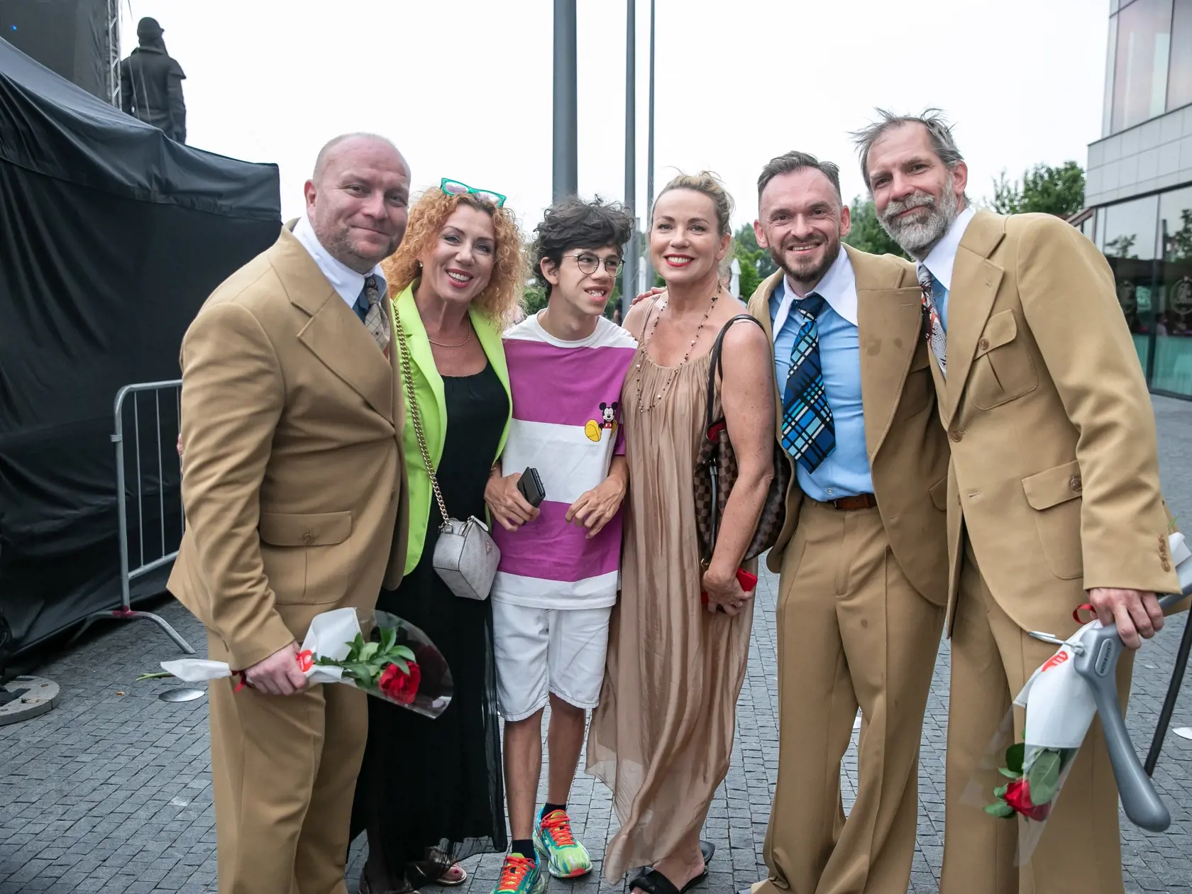 Letné Gala SND, tradičný open-air galakoncert. Na snímke je Diana Mórová so synom.