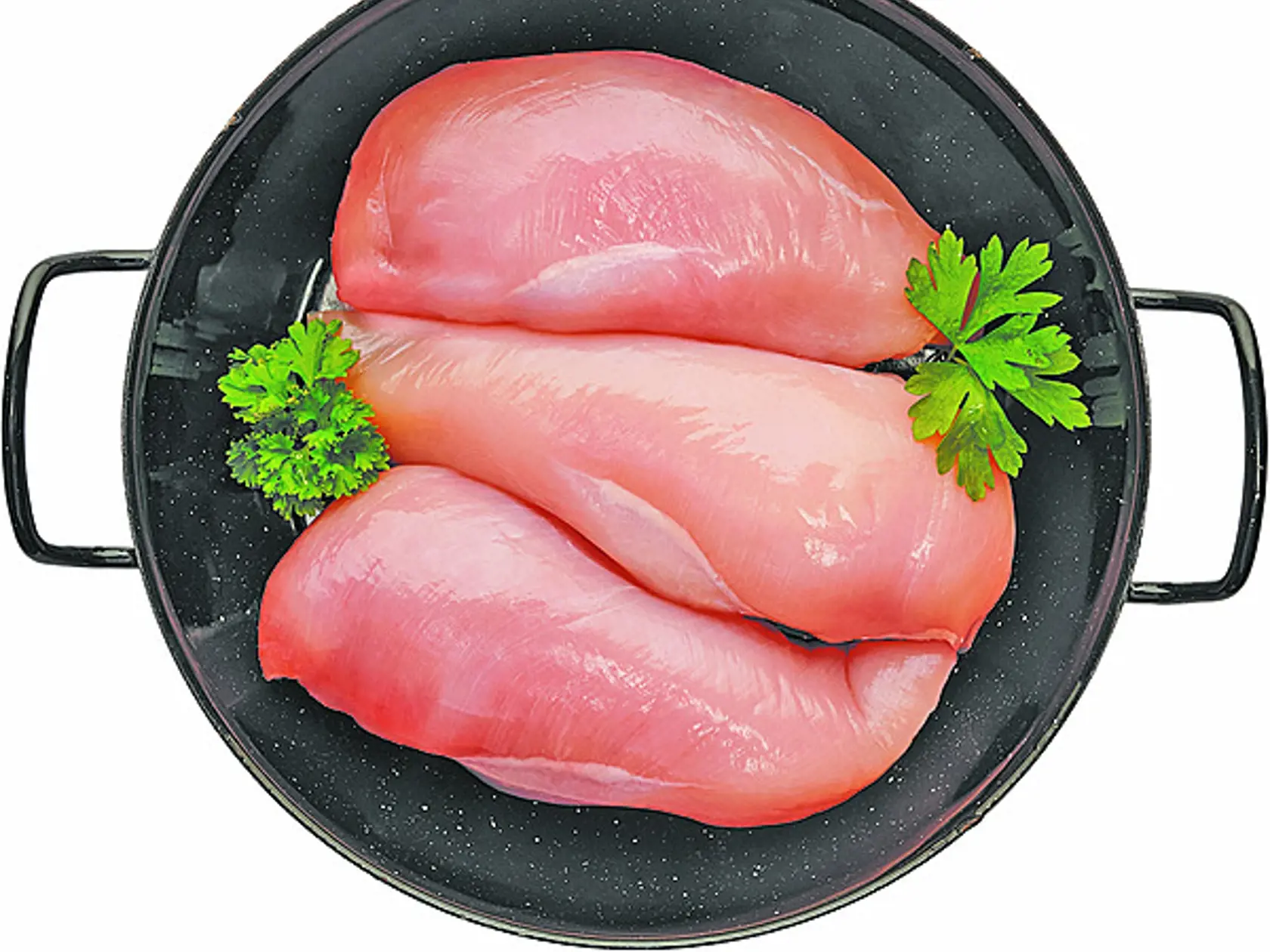 Kuracie rezne prsné XXL, zľava 36 %, cena za 1 kg po zľave 4,79 eura.